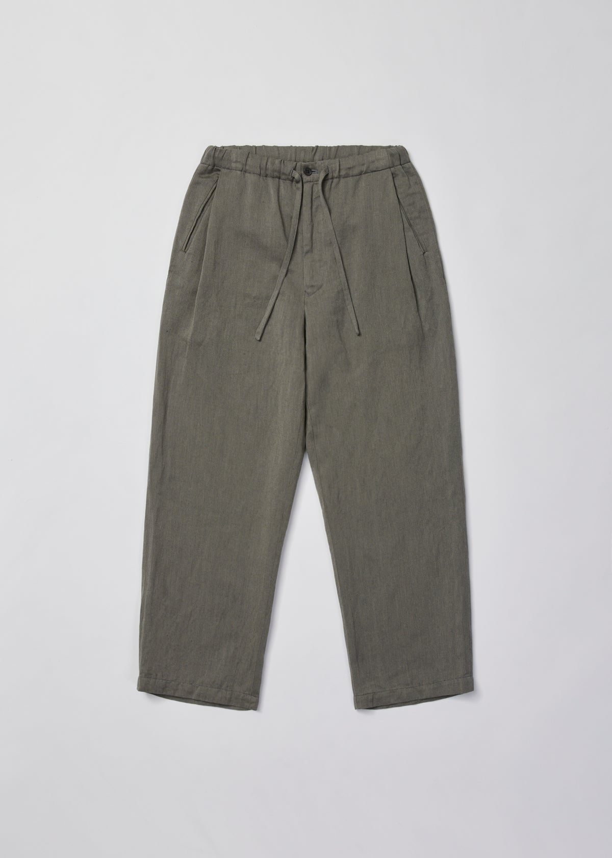 WASHED C/L CORKSCREW DRAWSTRING PANTS | ULTERIOR online store