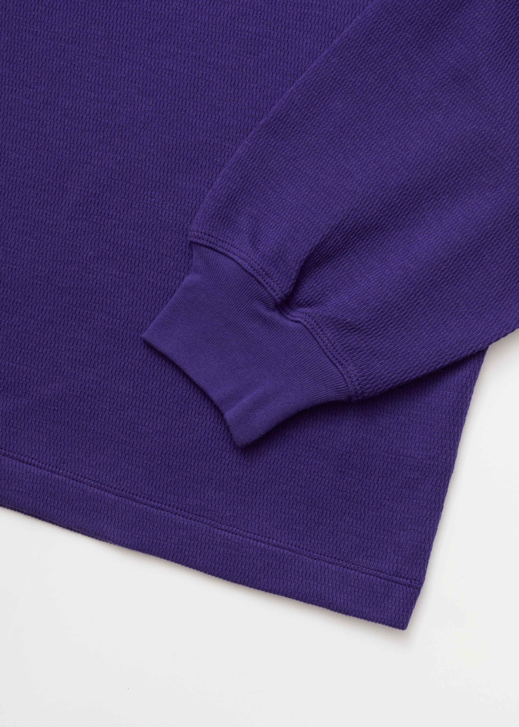 C/CASH HONEYCOMB HENLEY-NECK TOP