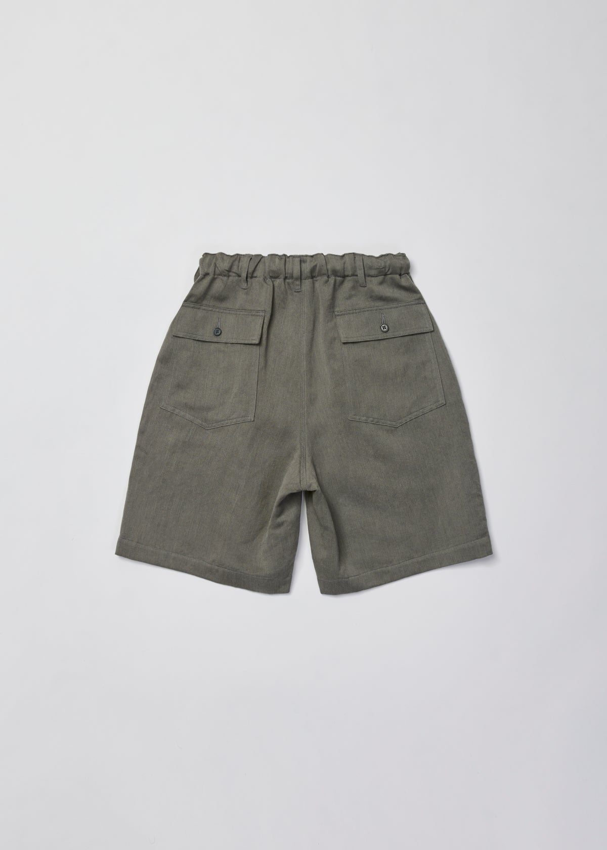 WASHED C/L CORKSCREW UTILITY SHORTS | ULTERIOR online store