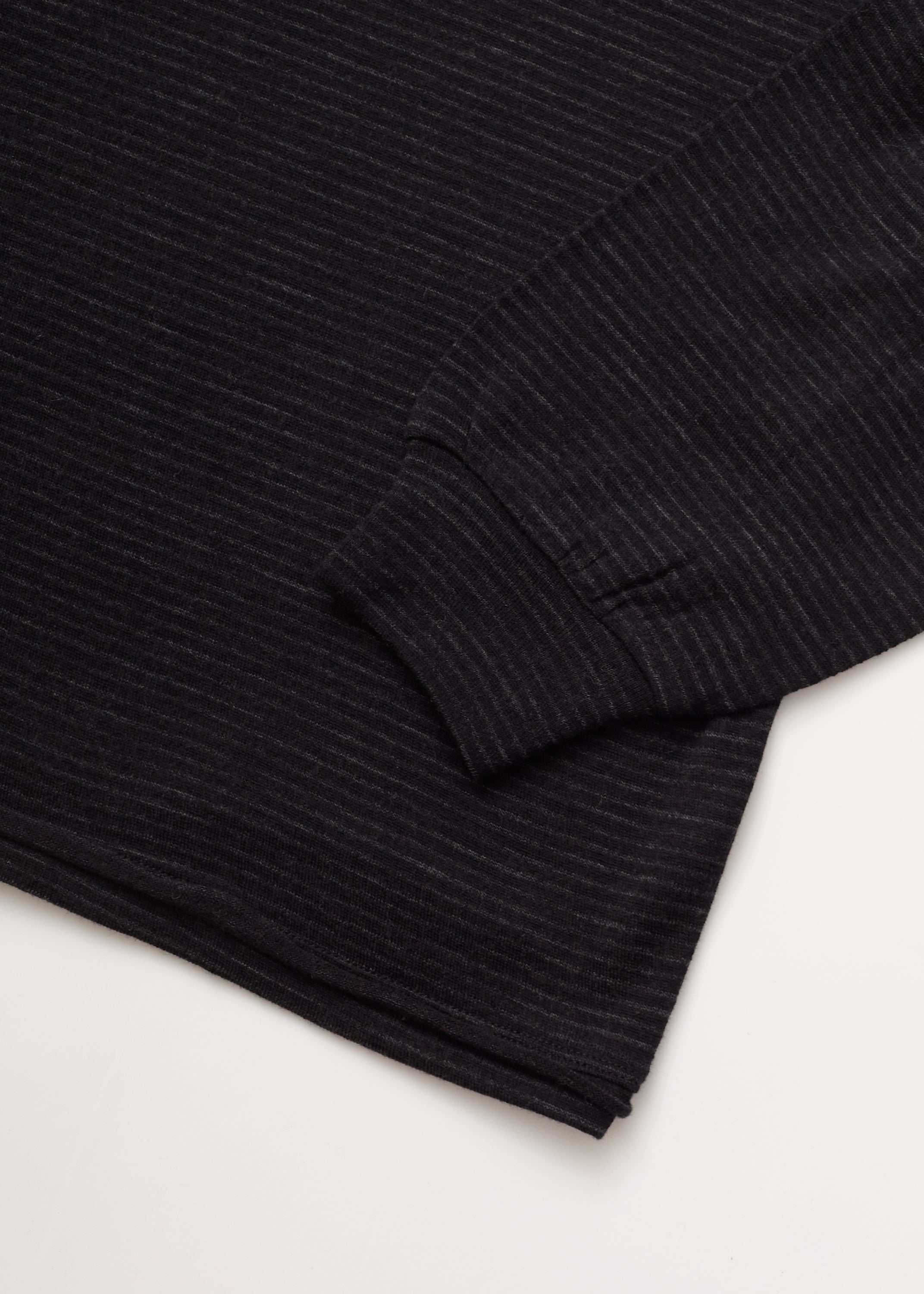 SUPER FINE WOOL COTTON P/O (BORDER STRIPE)