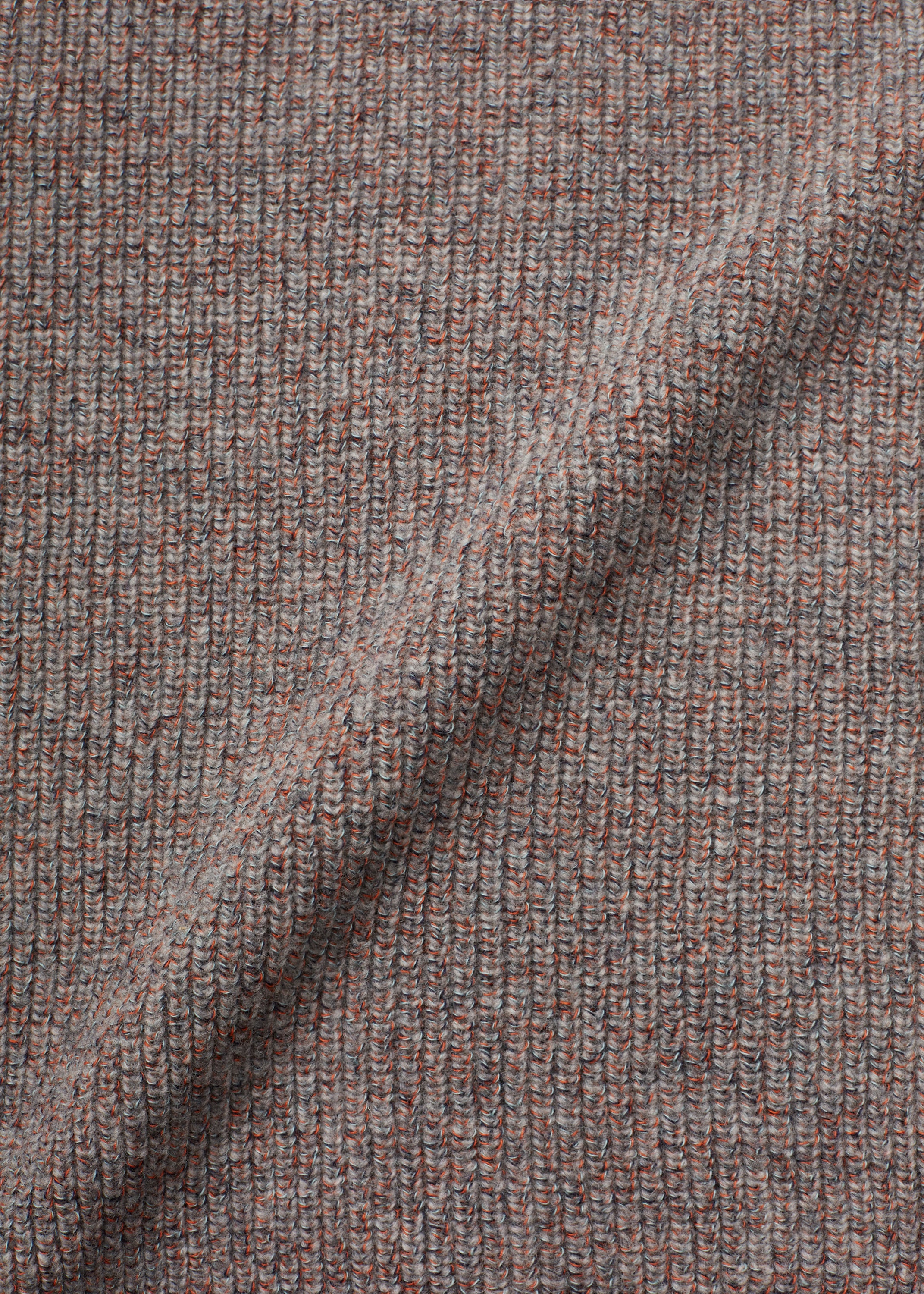 W/C MELANGE RIB DRIVERS KNIT