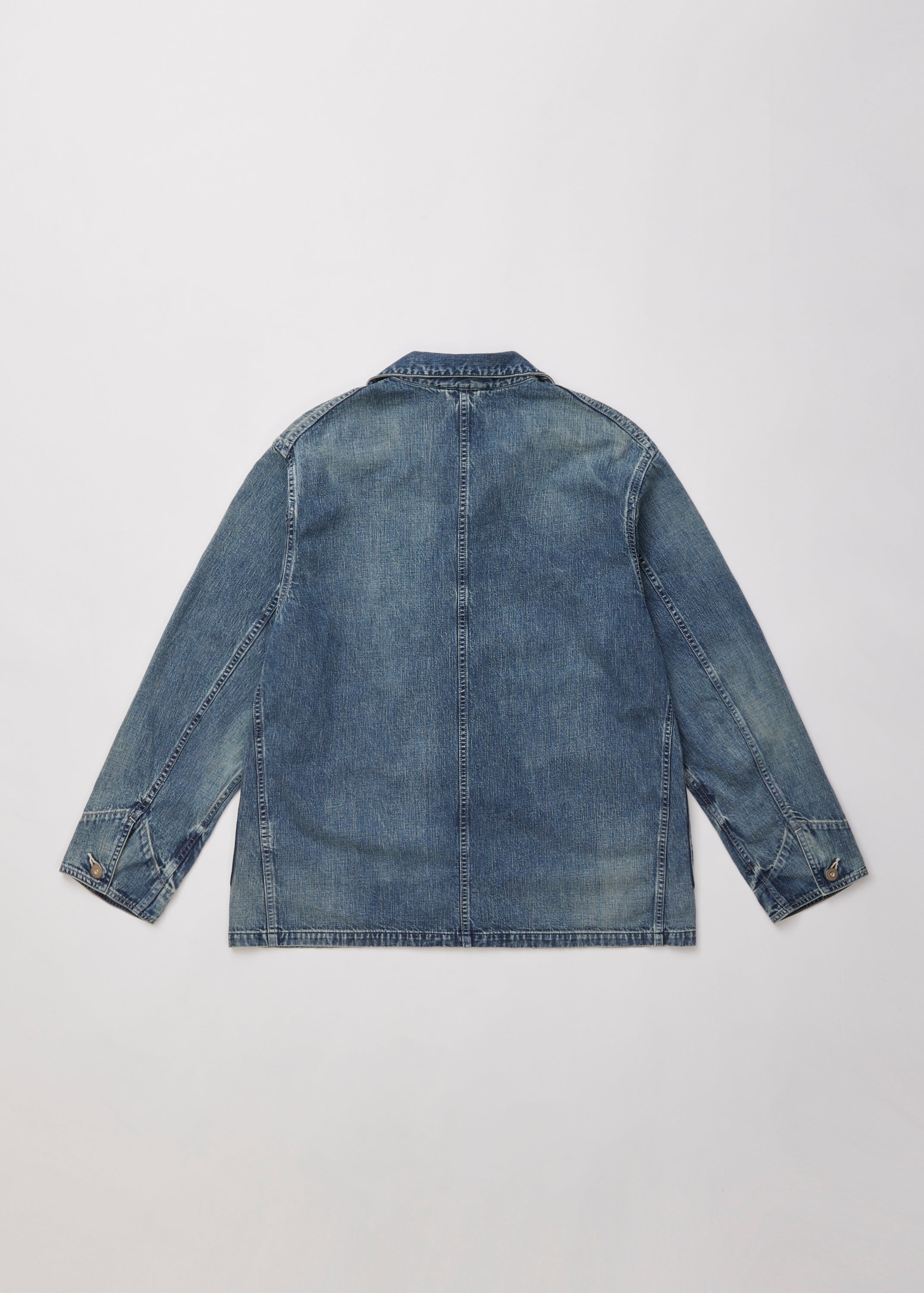 FADED LIGHT DENIM COVERALL