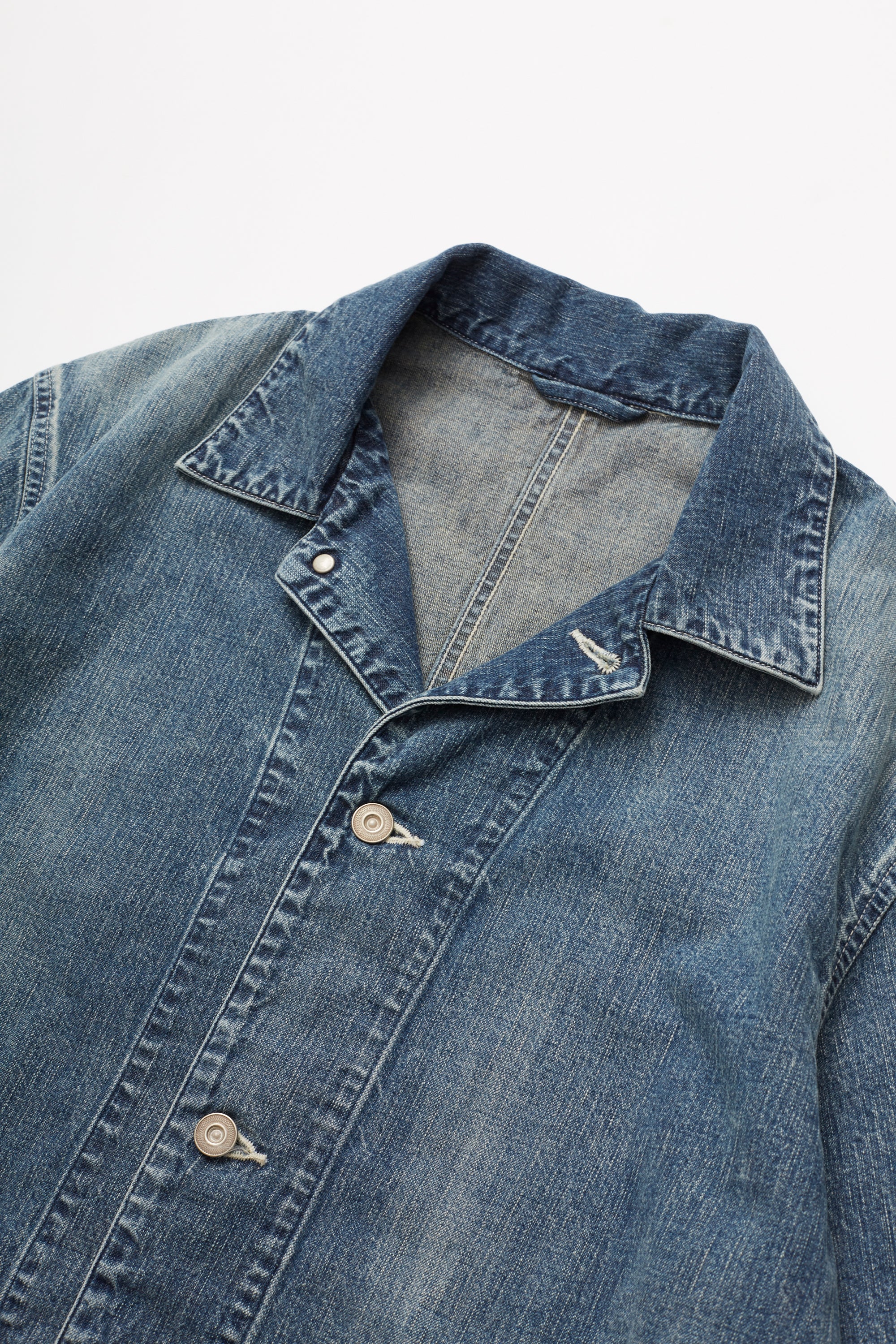 FADED LIGHT DENIM COVERALL