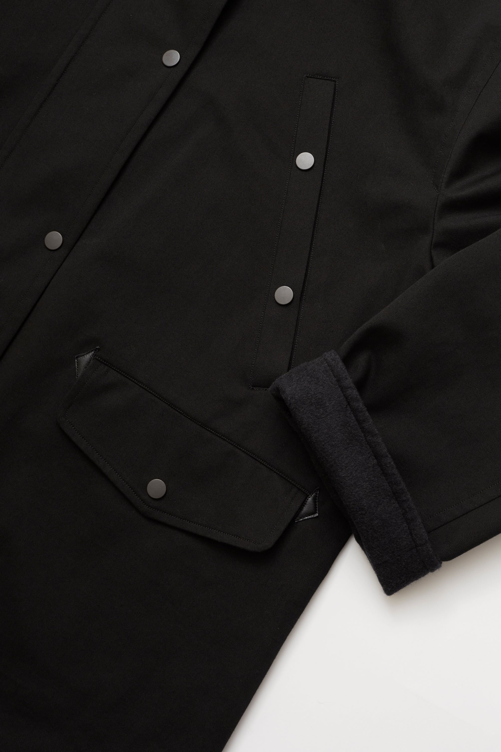 WASHED VINTAGE TWILL MIL-COAT