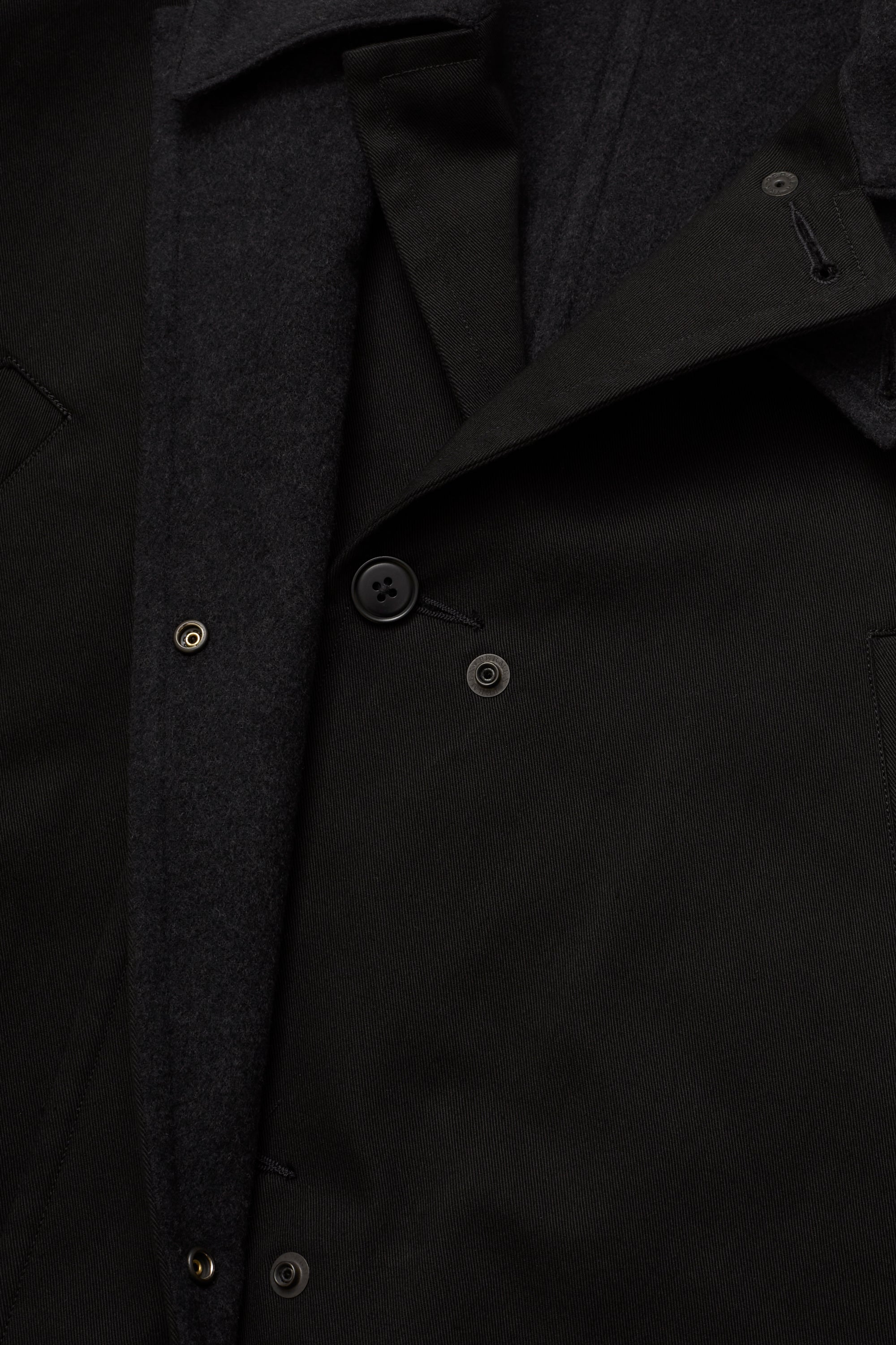 WASHED VINTAGE TWILL MIL-COAT