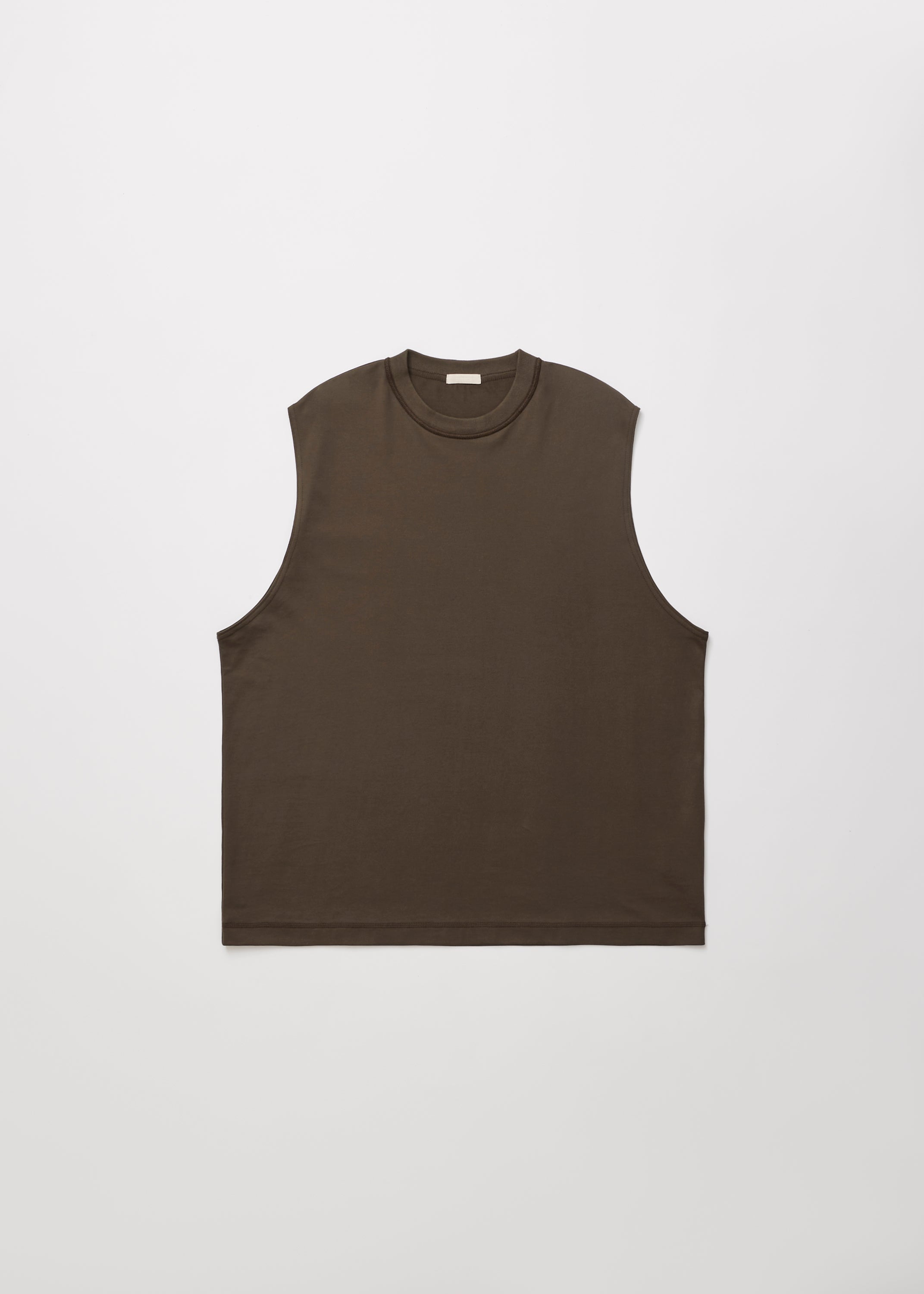 SUVIN SUEDED TENJIKU SLEEVELESS TEE