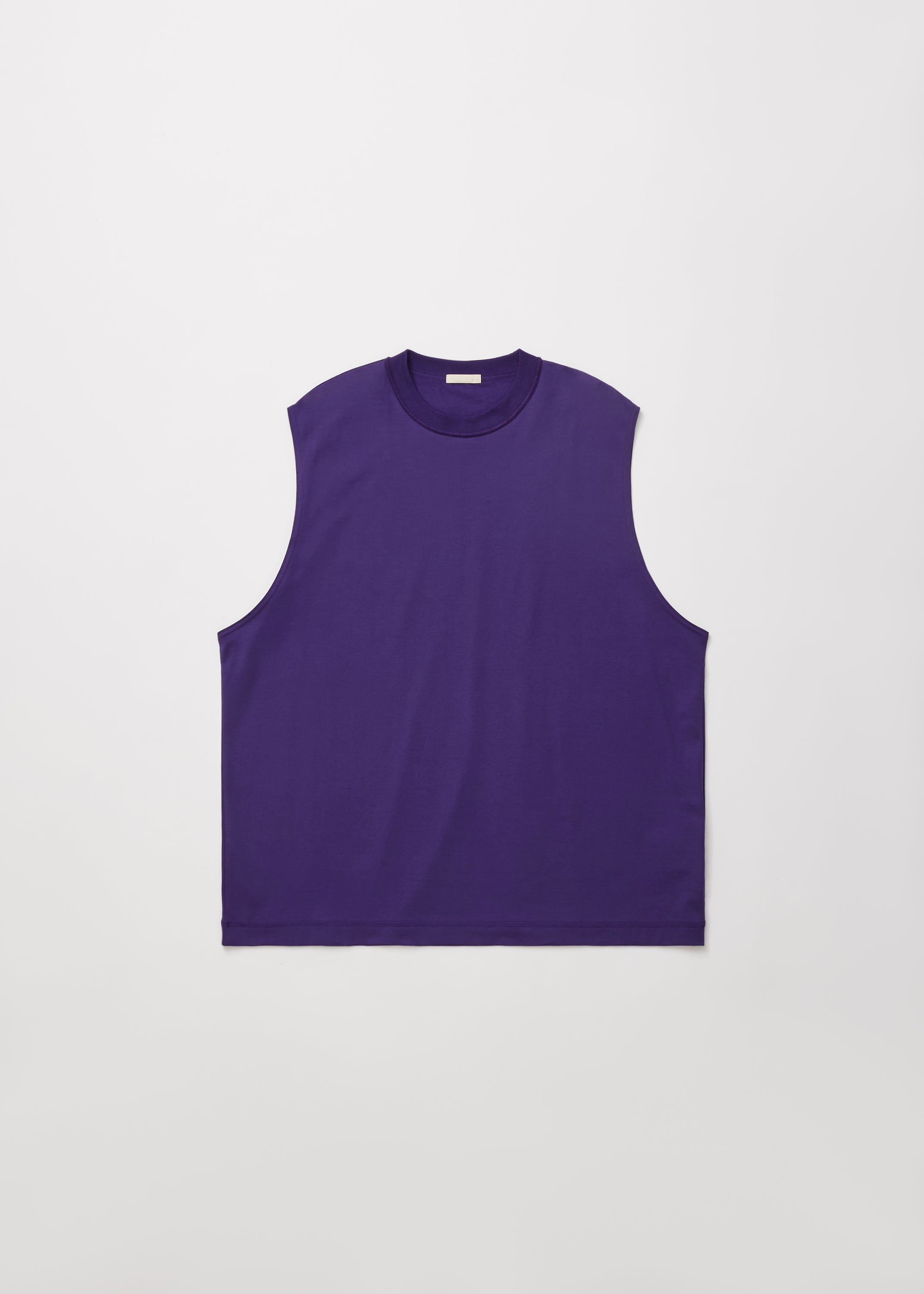 SUVIN SUEDED TENJIKU SLEEVELESS TEE