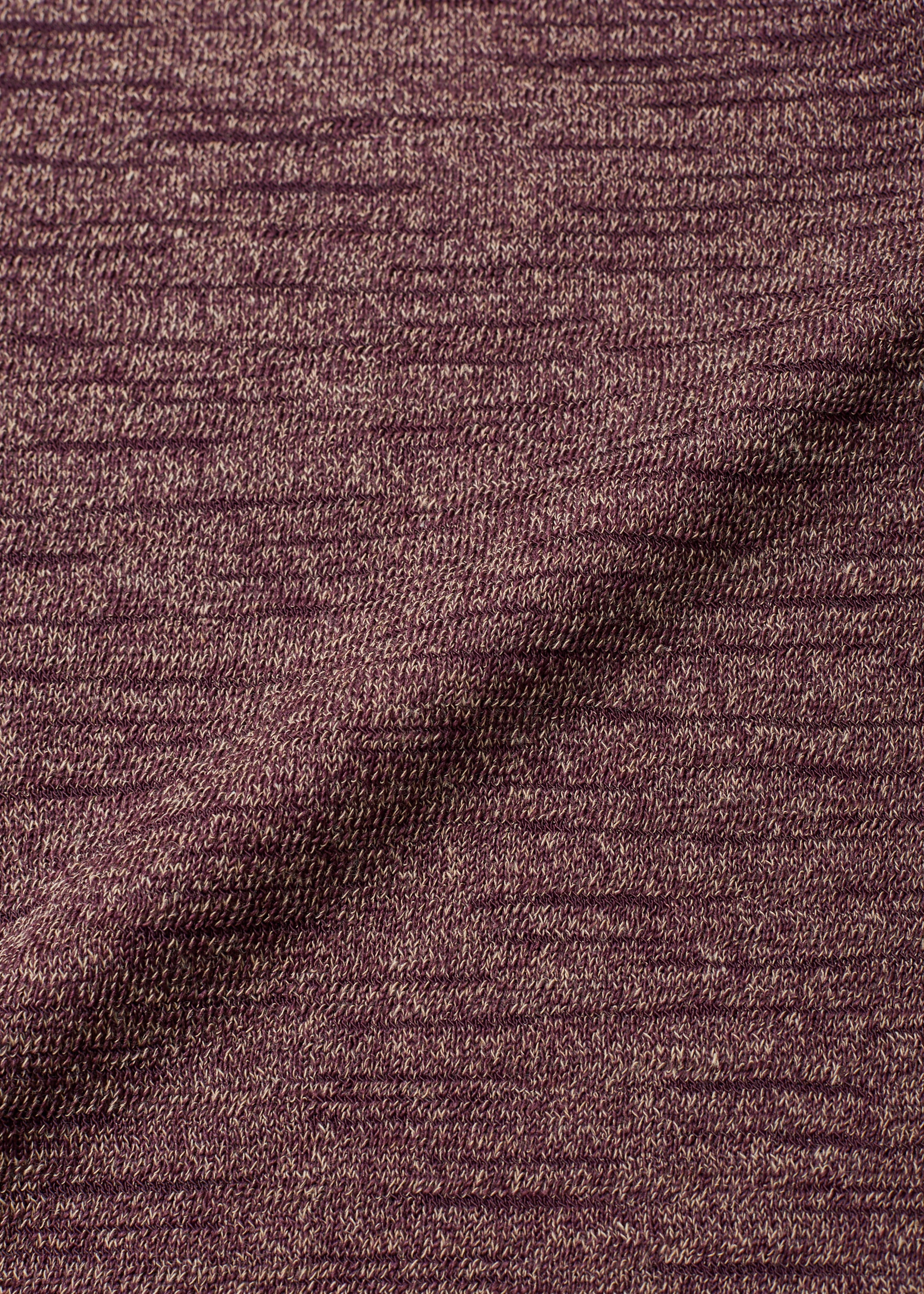 MELANGE SLUB YARN KNIT P/S