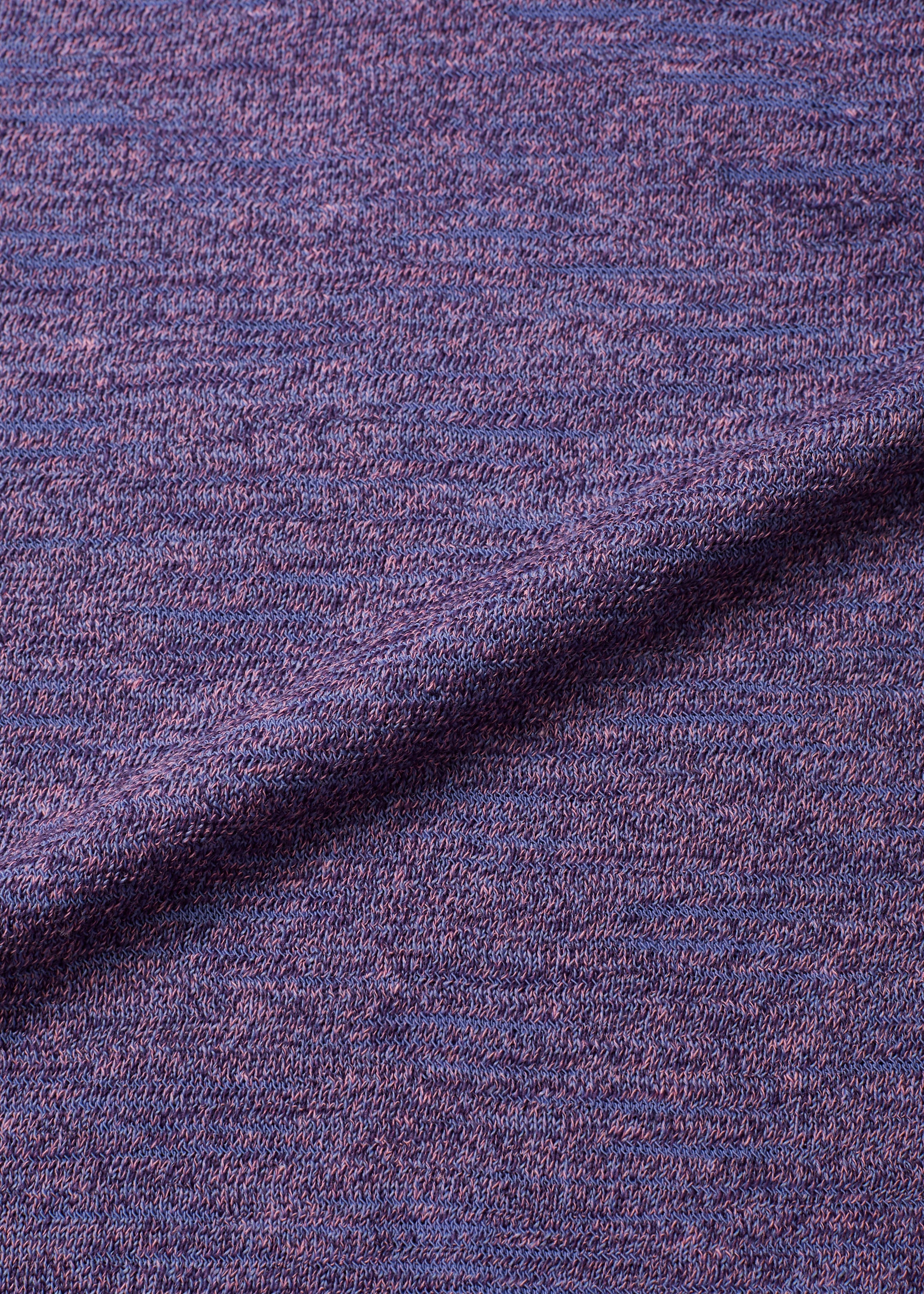 MELANGE SLUB YARN KNIT P/S