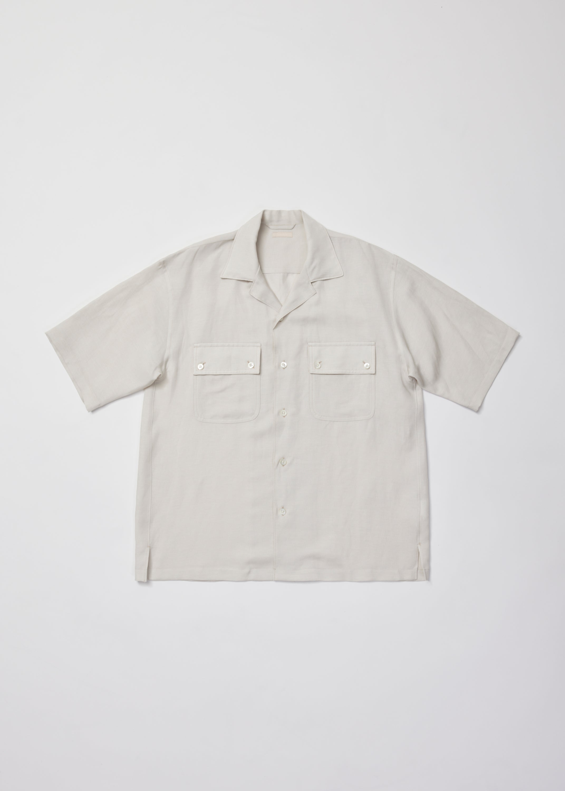 TA/R/L TWILL OPEN COLLAR SHIRT