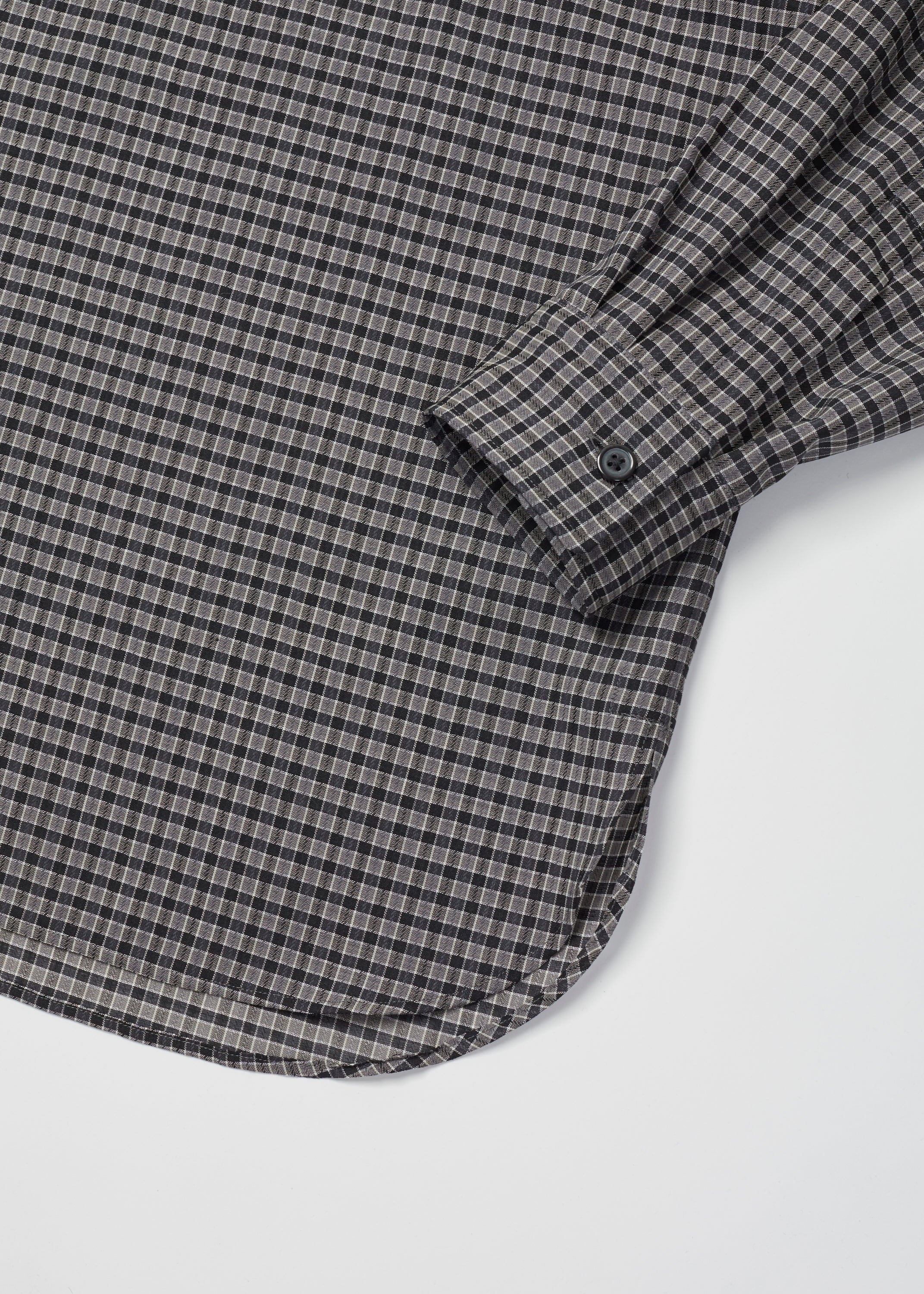SUPER LIGHT WOOL CHECK SKIPPER SHIRT