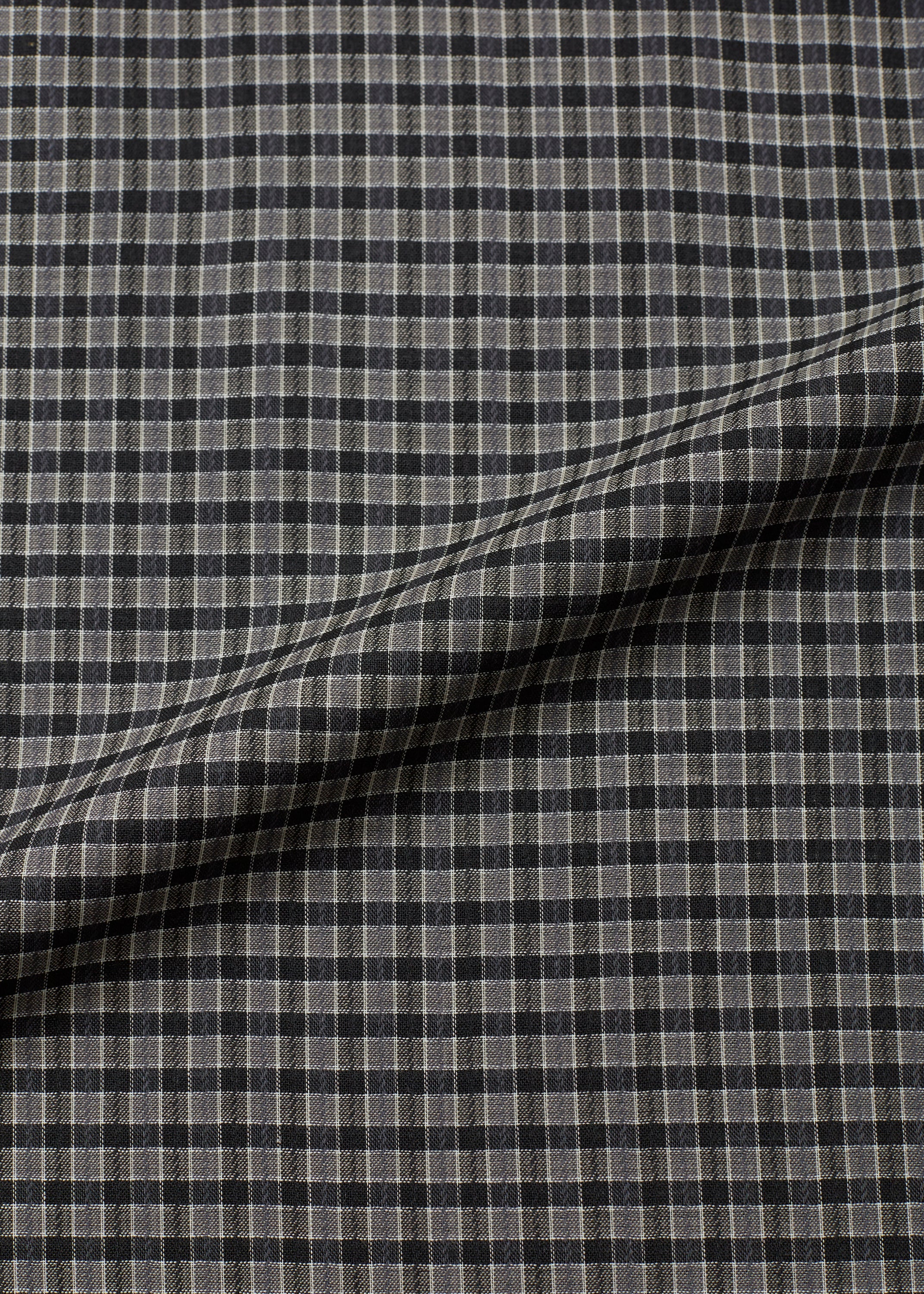 SUPER LIGHT WOOL CHECK SKIPPER SHIRT