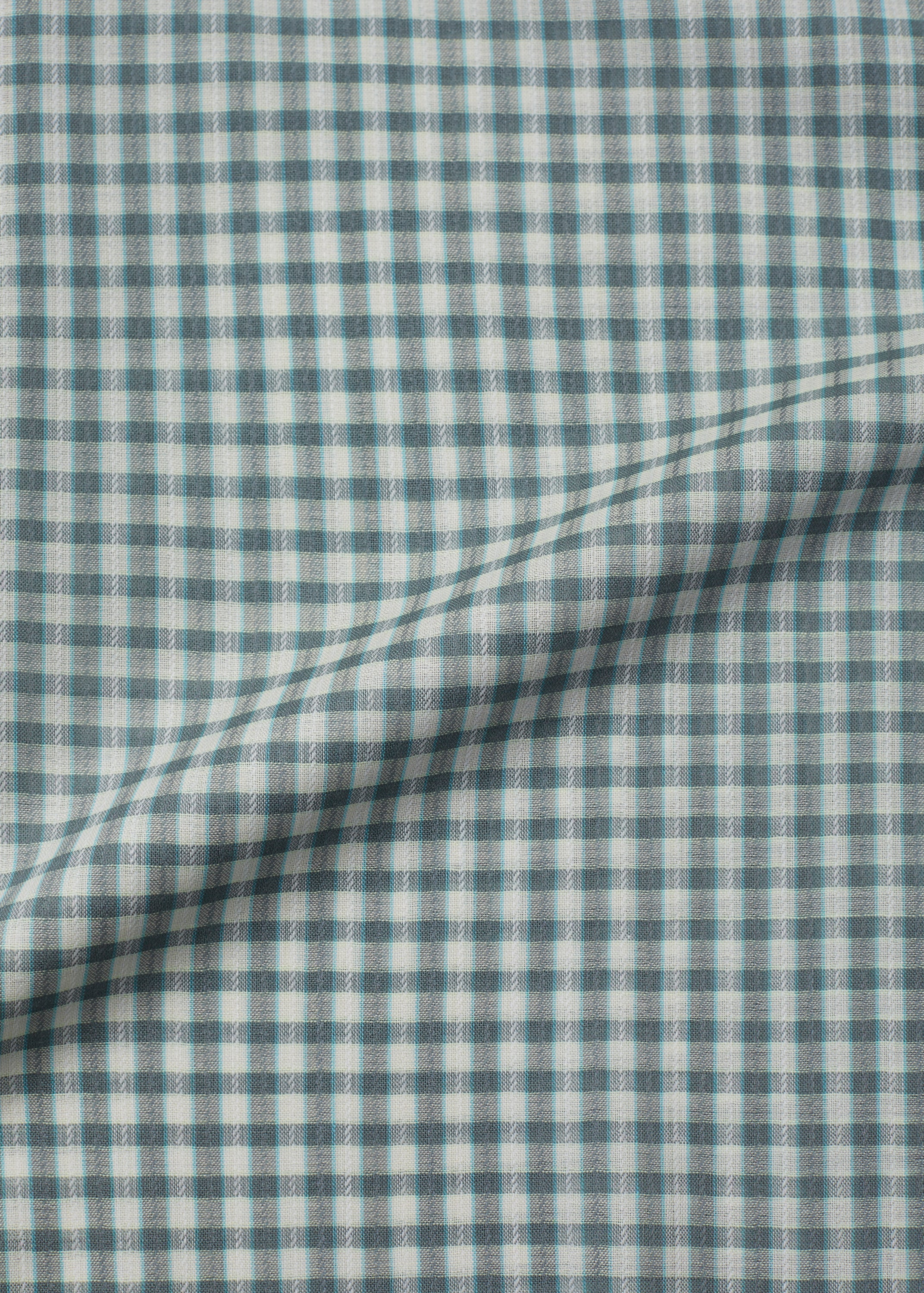 SUPER LIGHT WOOL CHECK SKIPPER SHIRT