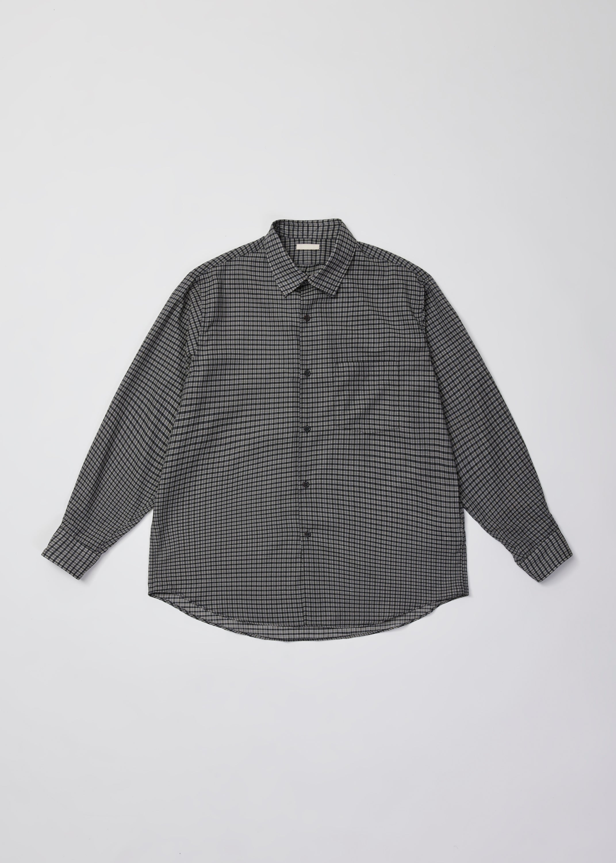 SUPER LIGHT WOOL CHECK SHIRT