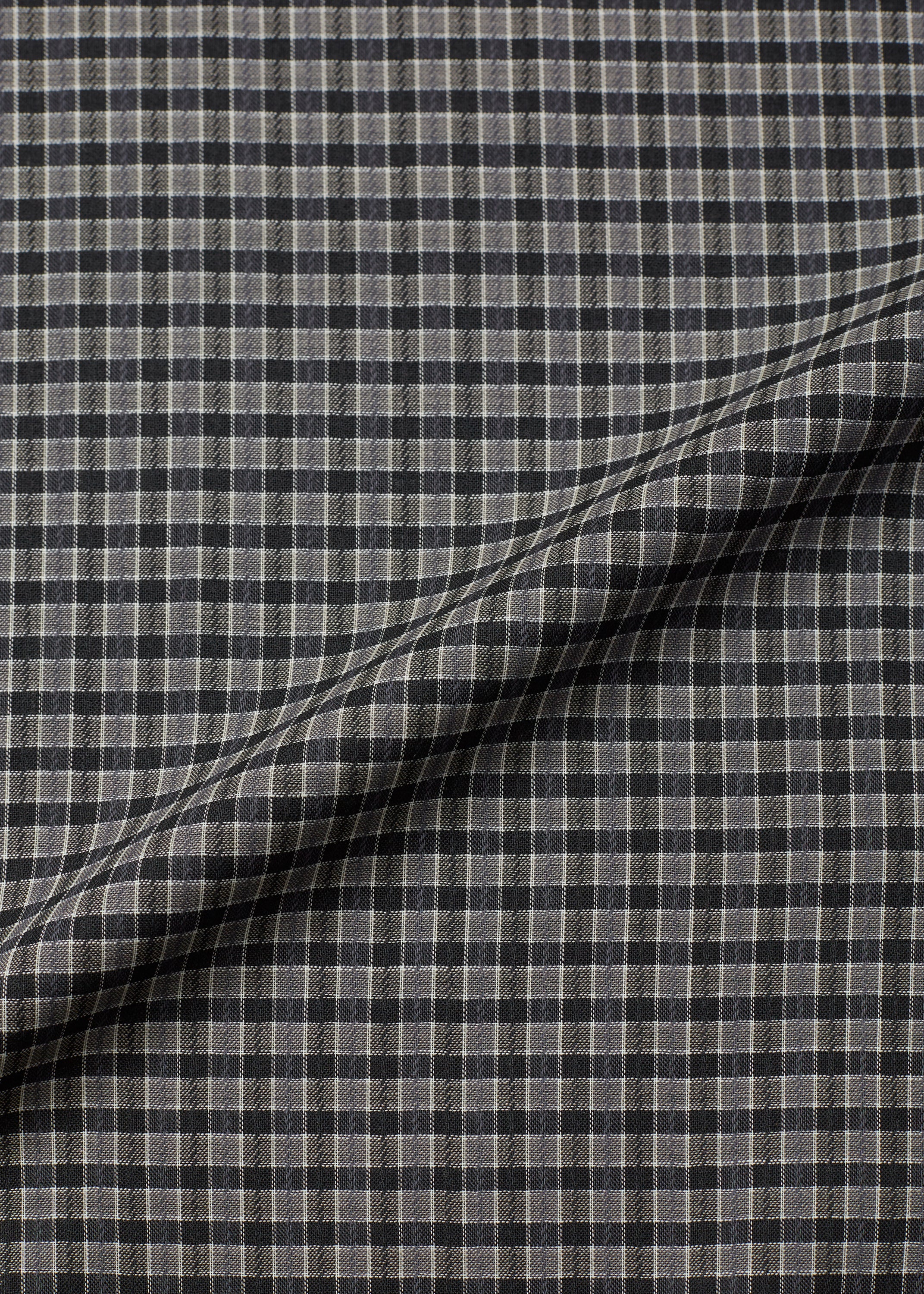 SUPER LIGHT WOOL CHECK SHIRT