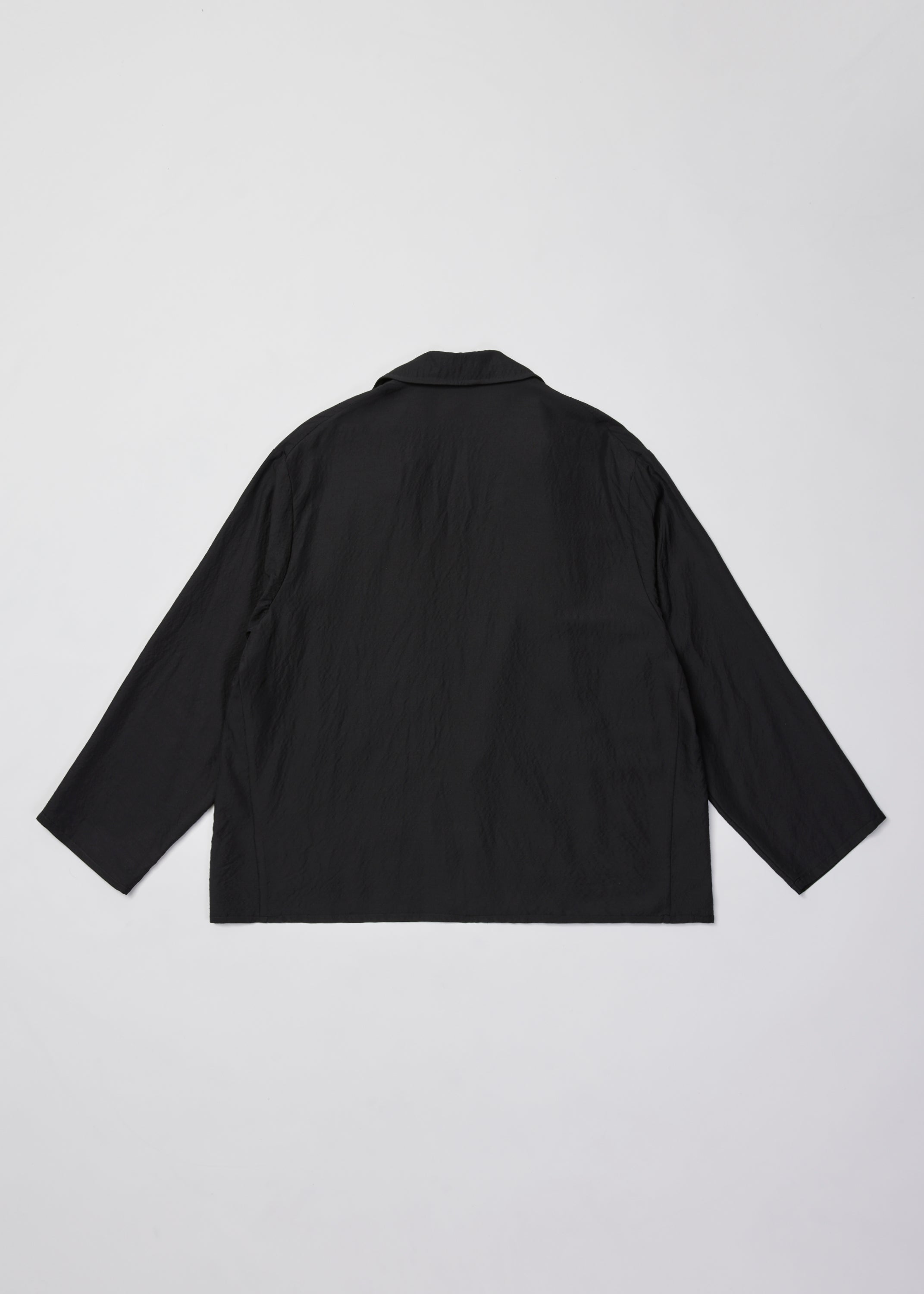 WASHED WOOL SILK TWILL SH-JKT | ULTERIOR online store