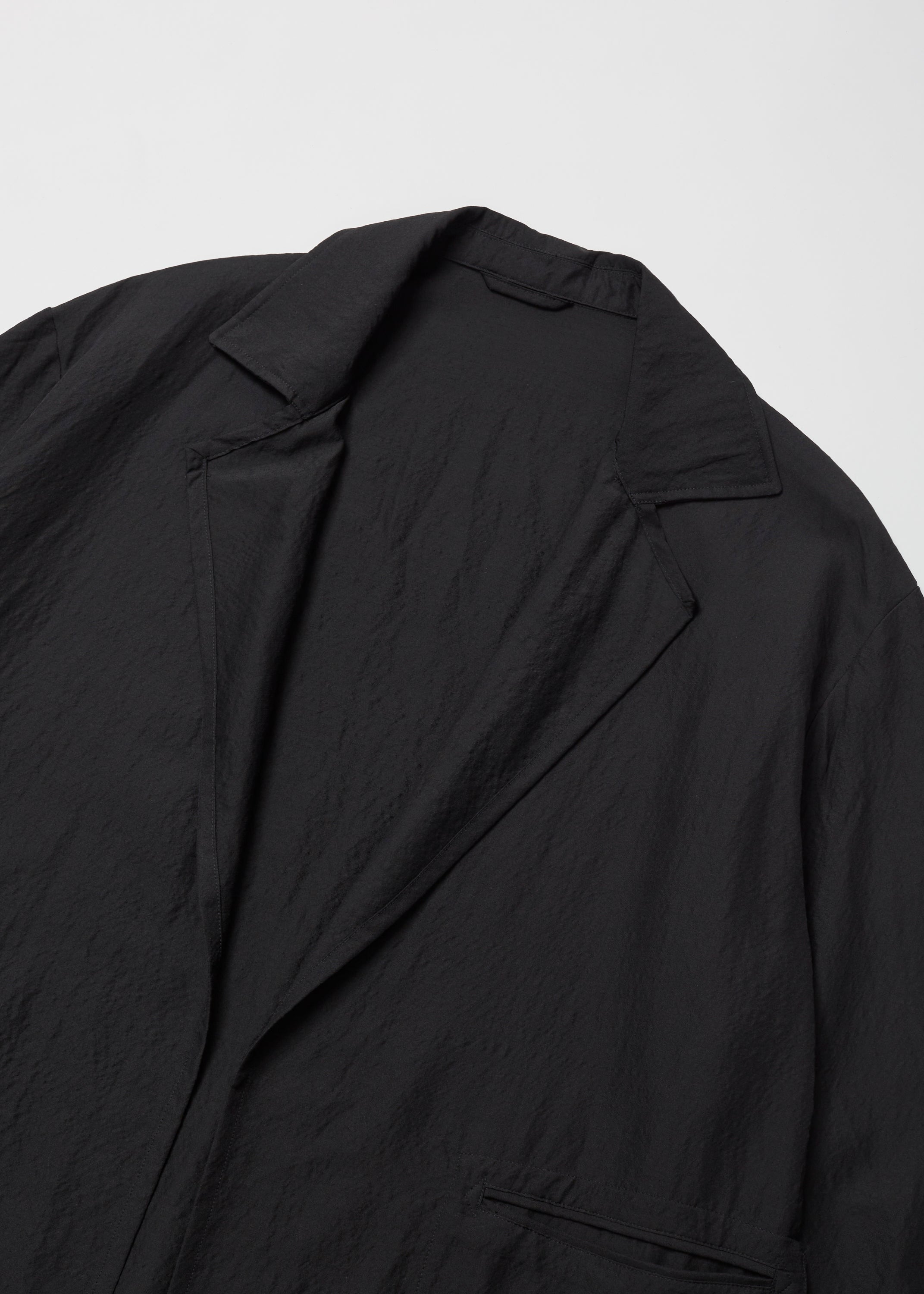 WASHED WOOL SILK TWILL SH-JKT | ULTERIOR online store