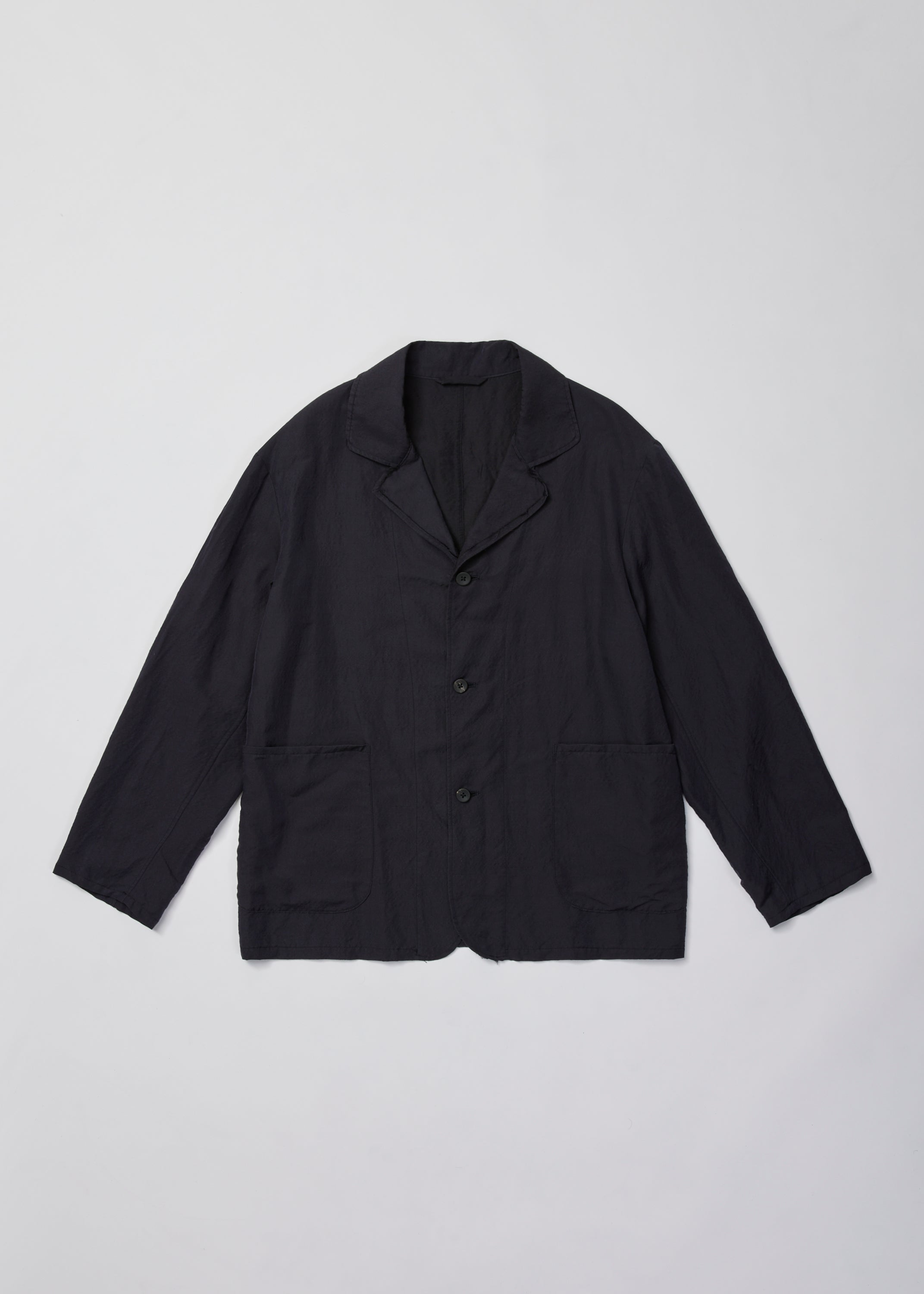 WASHED WOOL SILK TWILL JKT