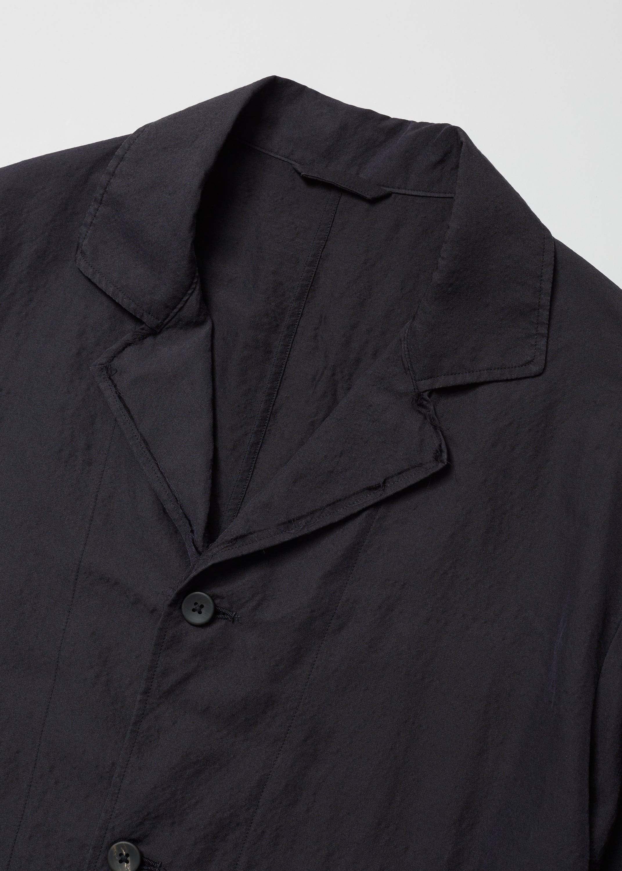 WASHED WOOL SILK TWILL JKT