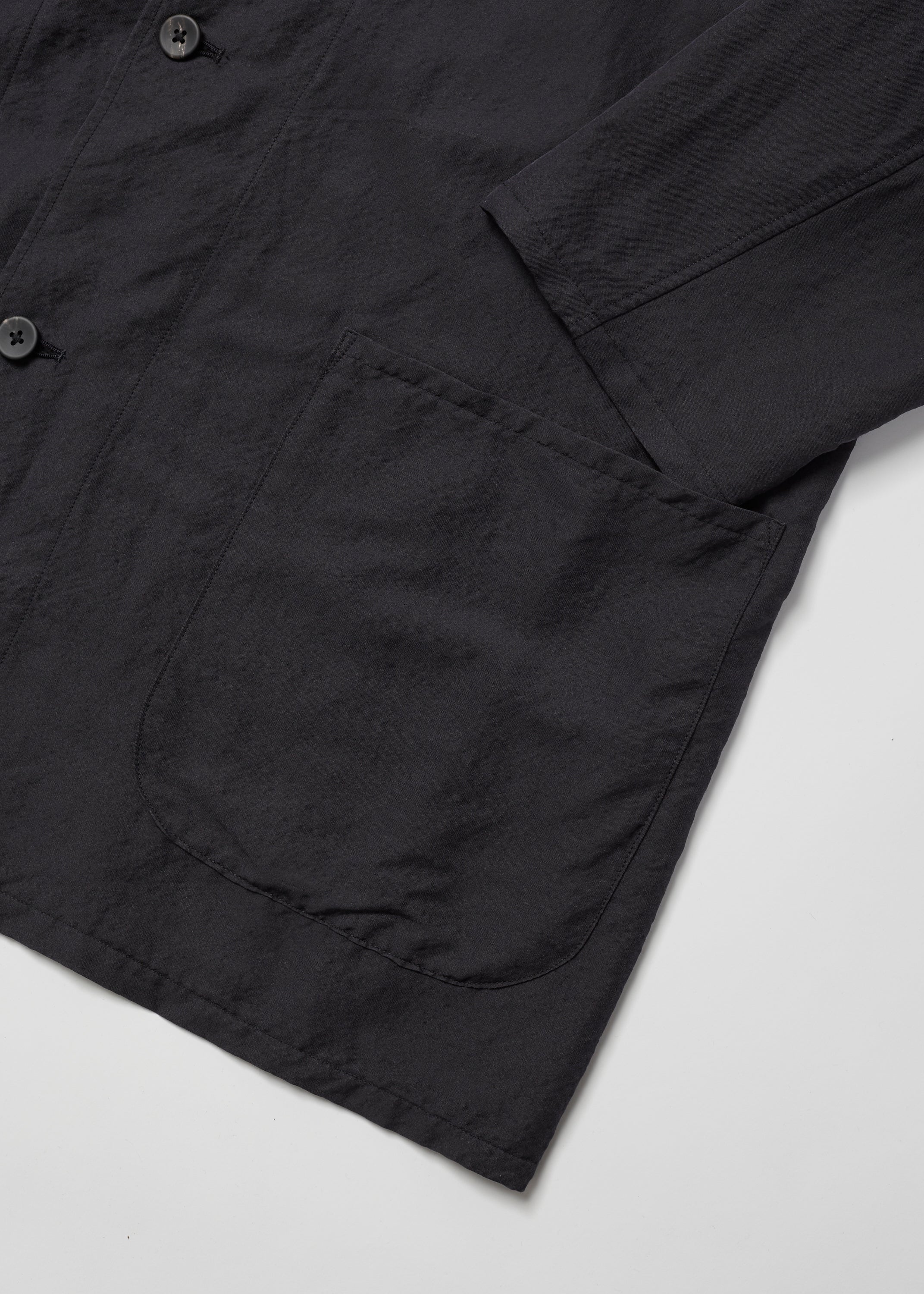 WASHED WOOL SILK TWILL JKT