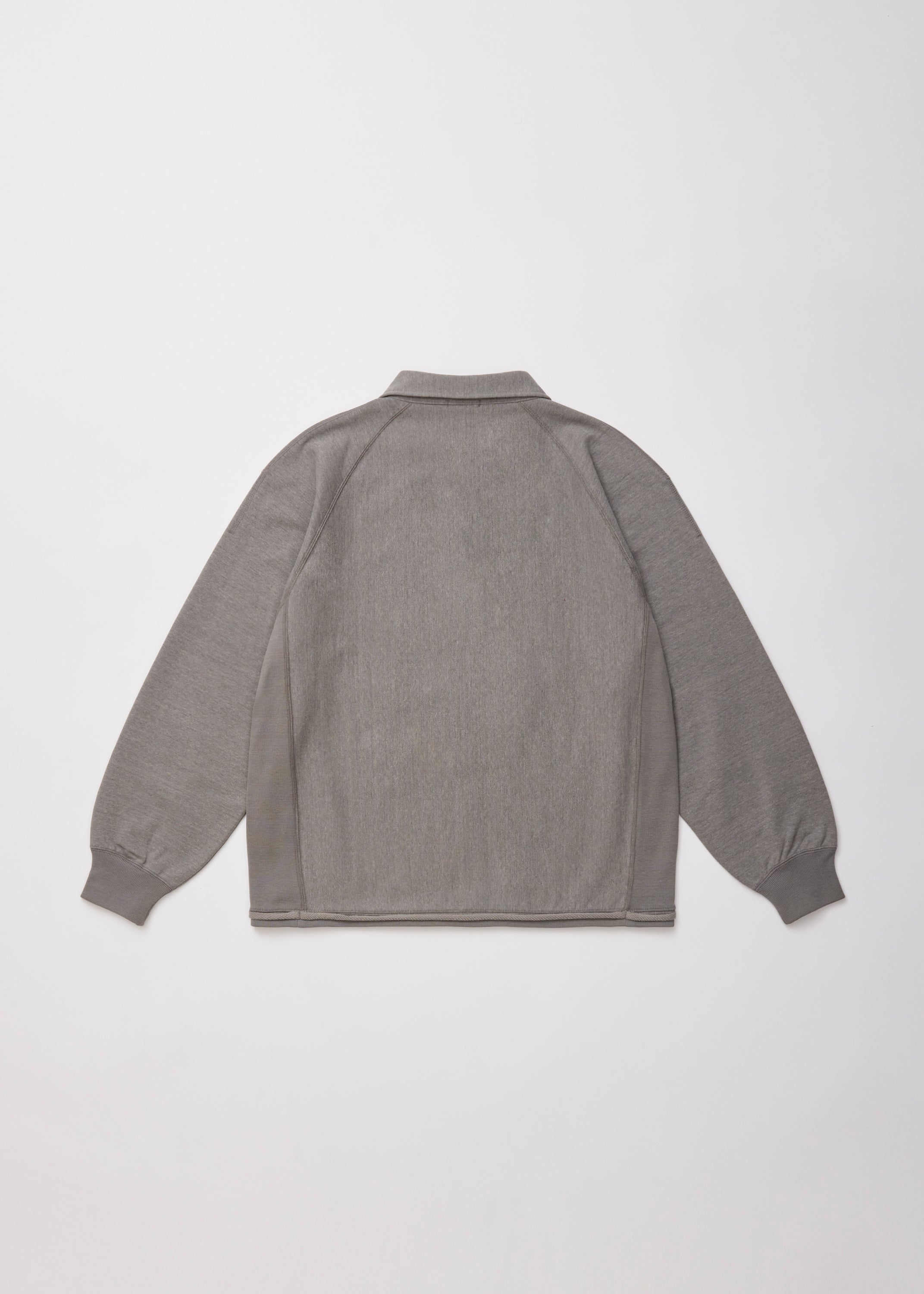 FADED SILKY TERRY RW HALF ZIP P/O