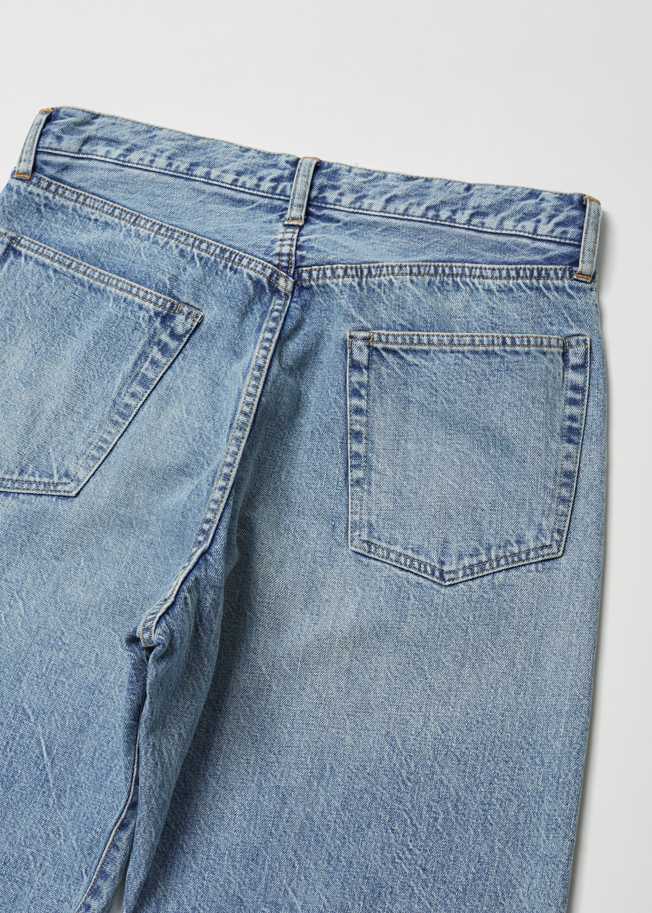 WASHED SELVEDGE DENIM 5P PANTS