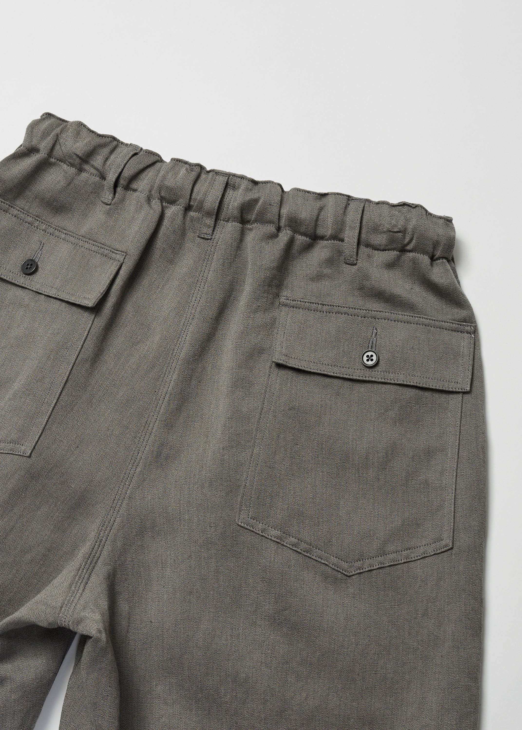 WASHED C/L CORKSCREW UTILITY SHORTS | ULTERIOR online store