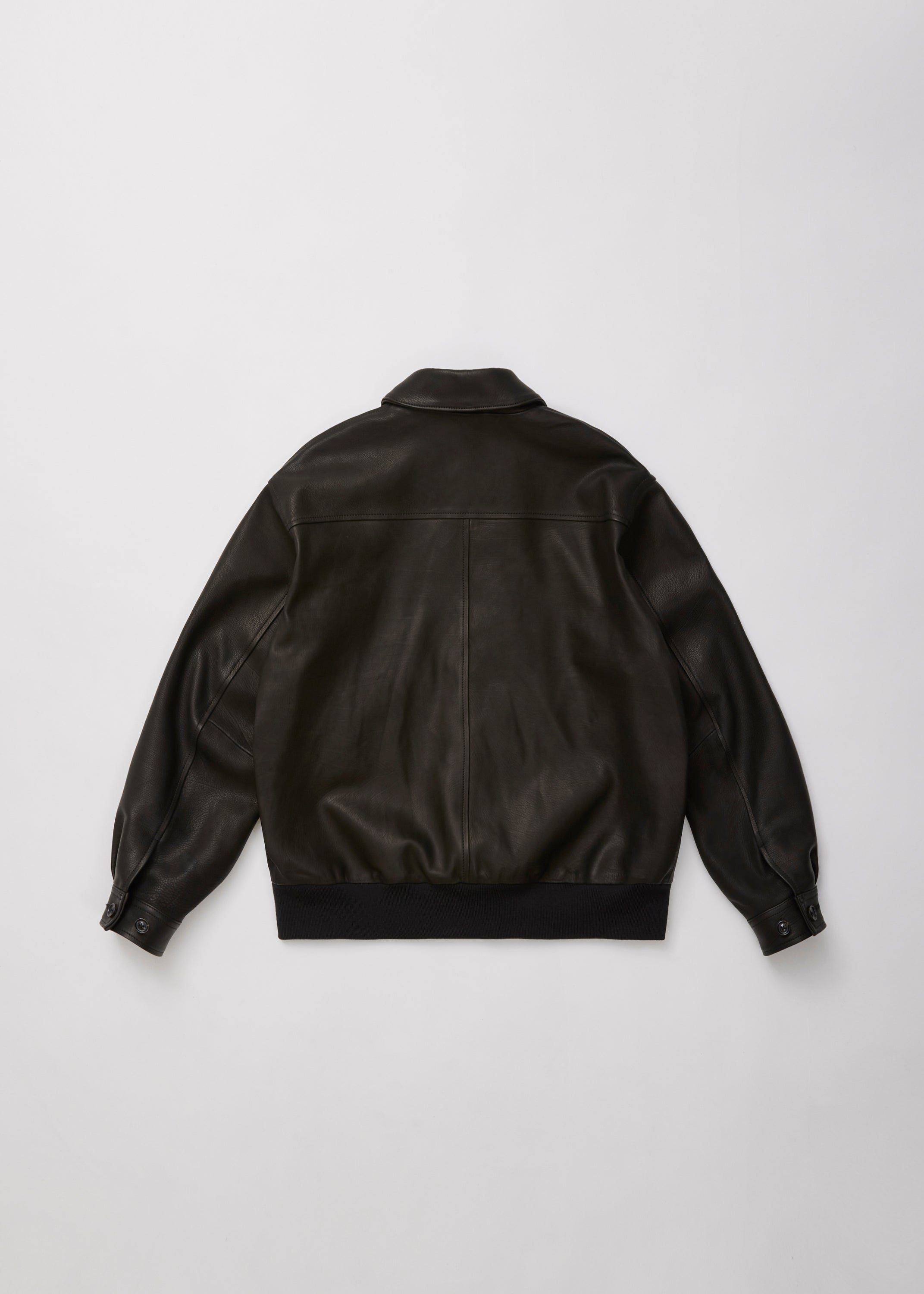 CALF LEATHER FLIGHT JKT