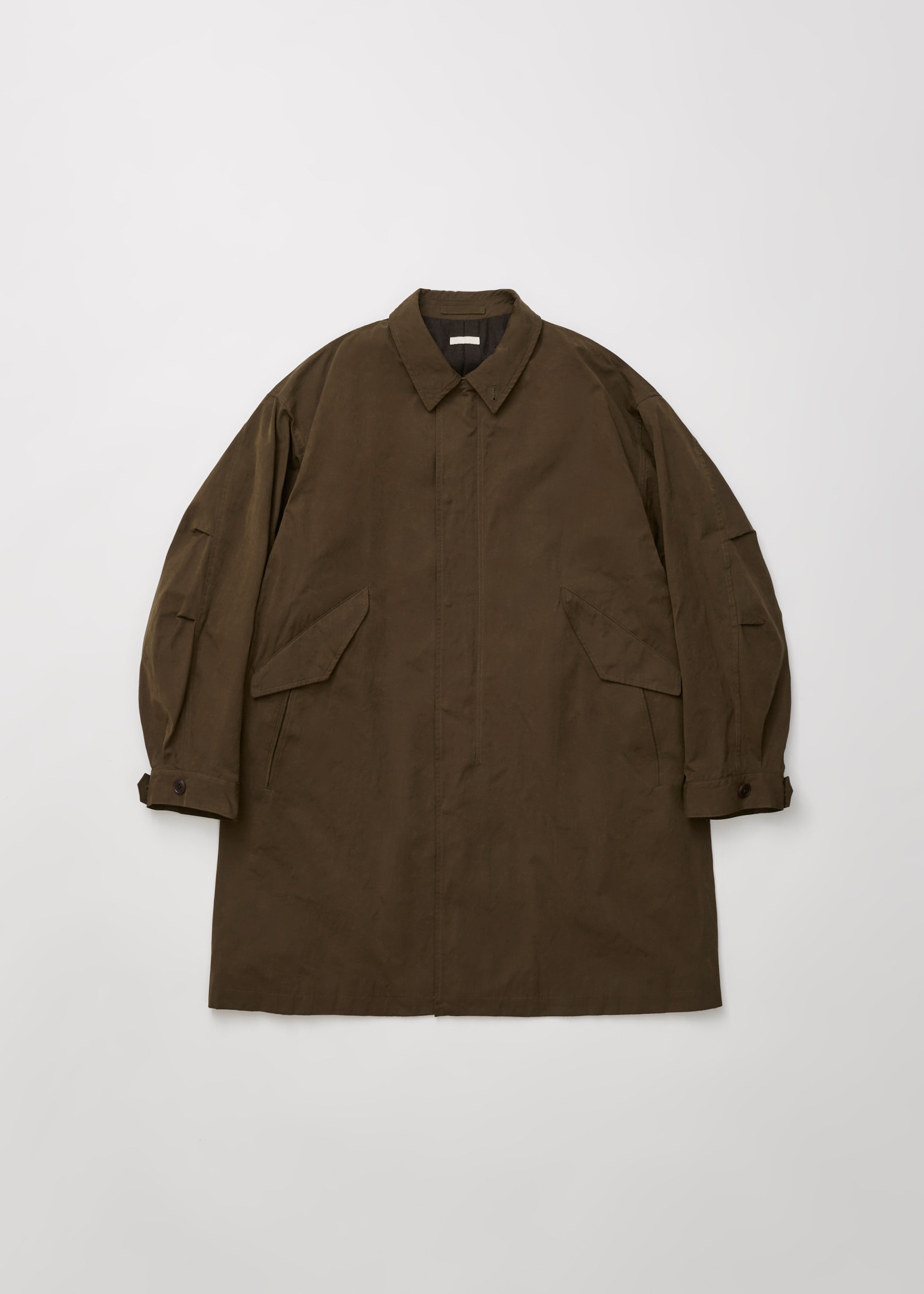 WAXED WEATHER BAL COLLAR FIELD COAT