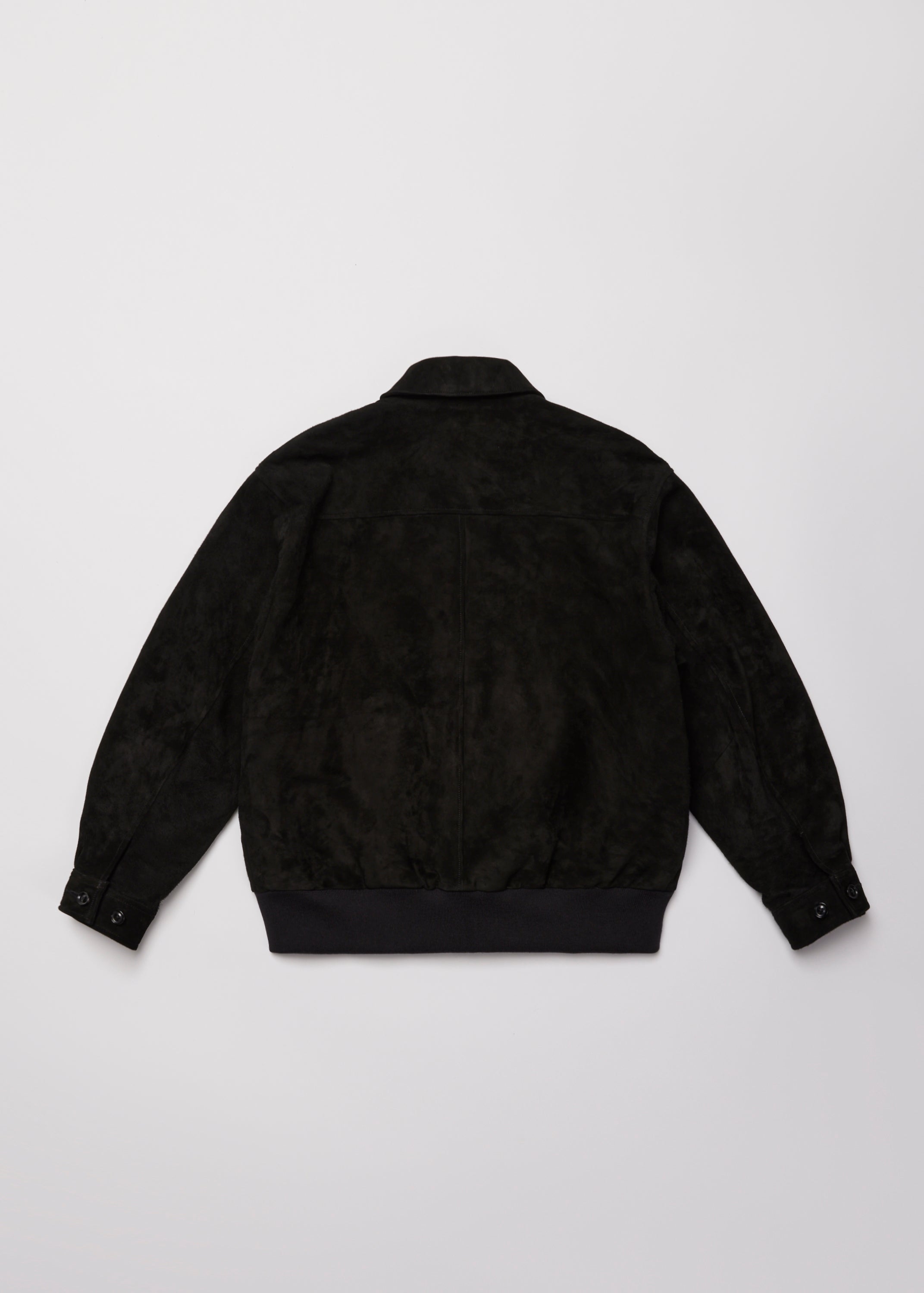 CALF SUEDE LEATHER FLIGHT JKT
