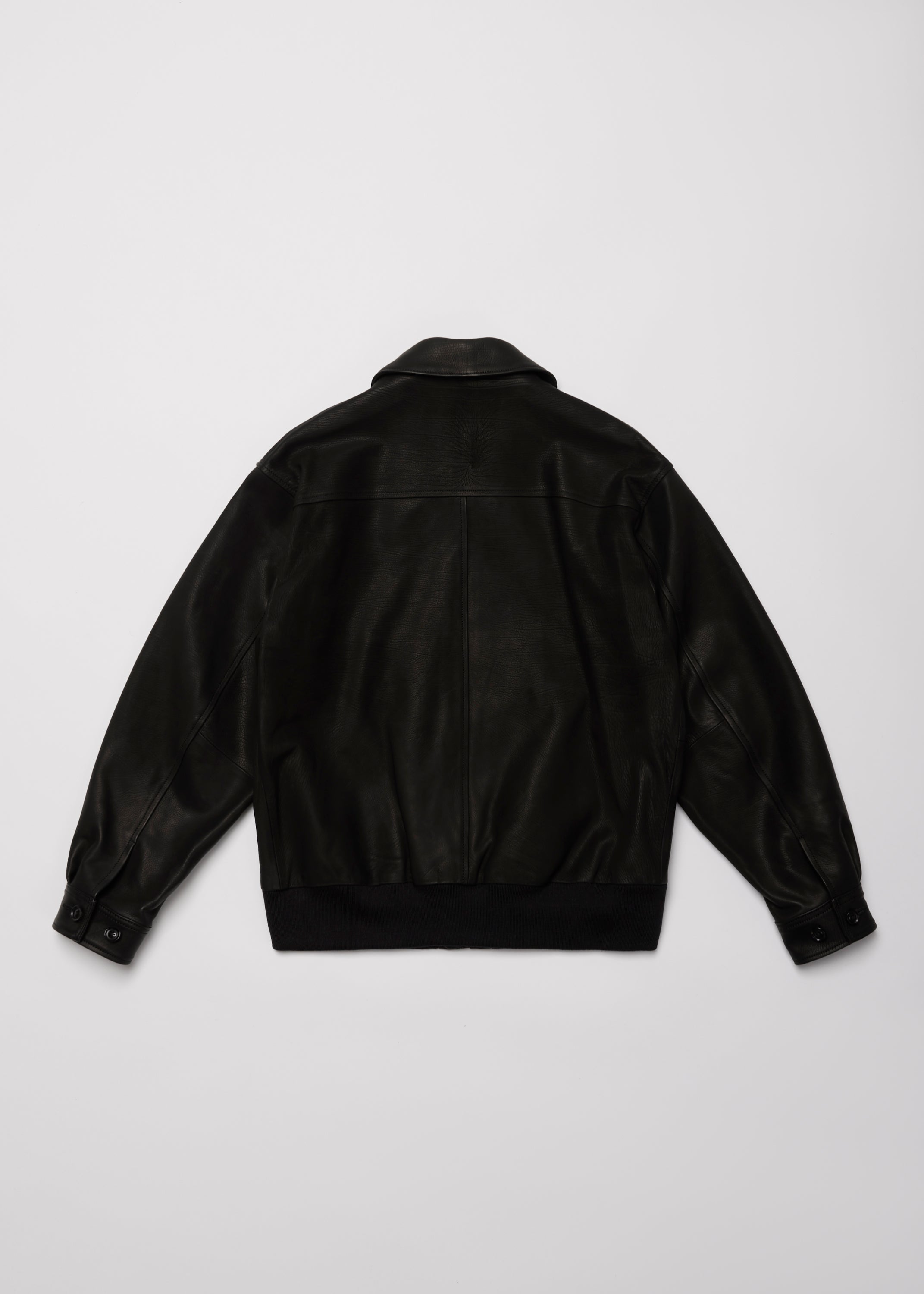 CALF LEATHER FLIGHT JKT