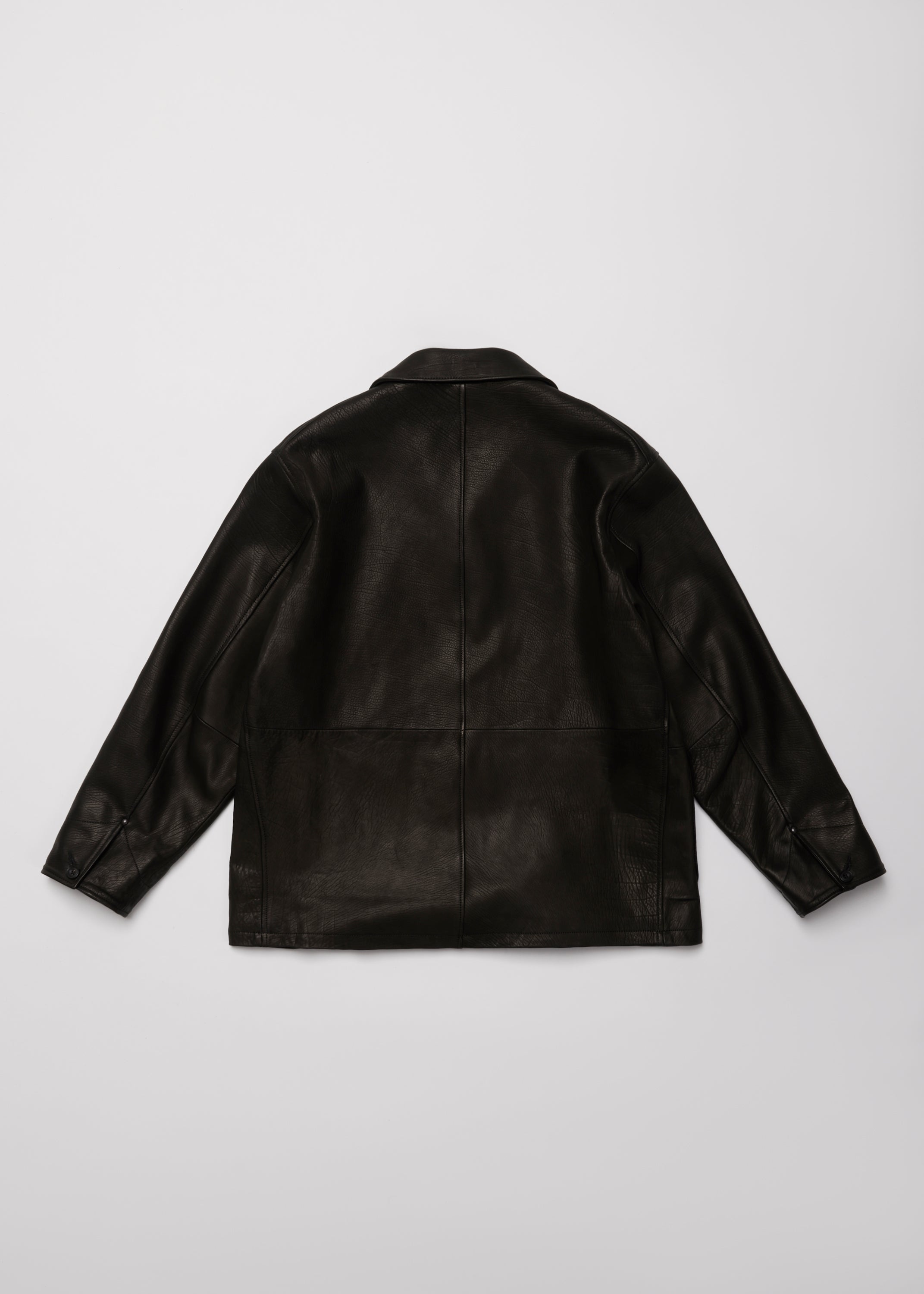 CALF LEATHER COVERALL JKT