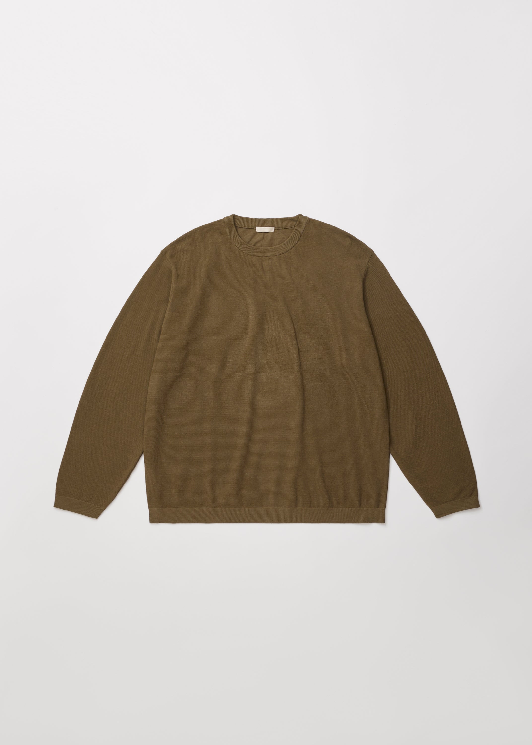 TWISTED COTTON KNIT PULLOVER