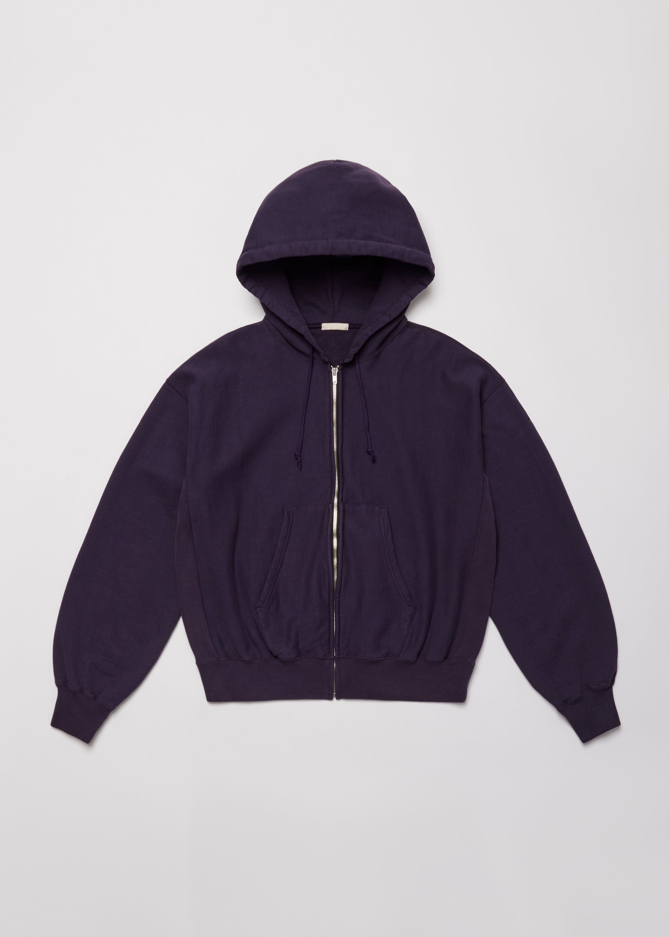 FADED SILKY TERRY RW ZIP UP PARKA