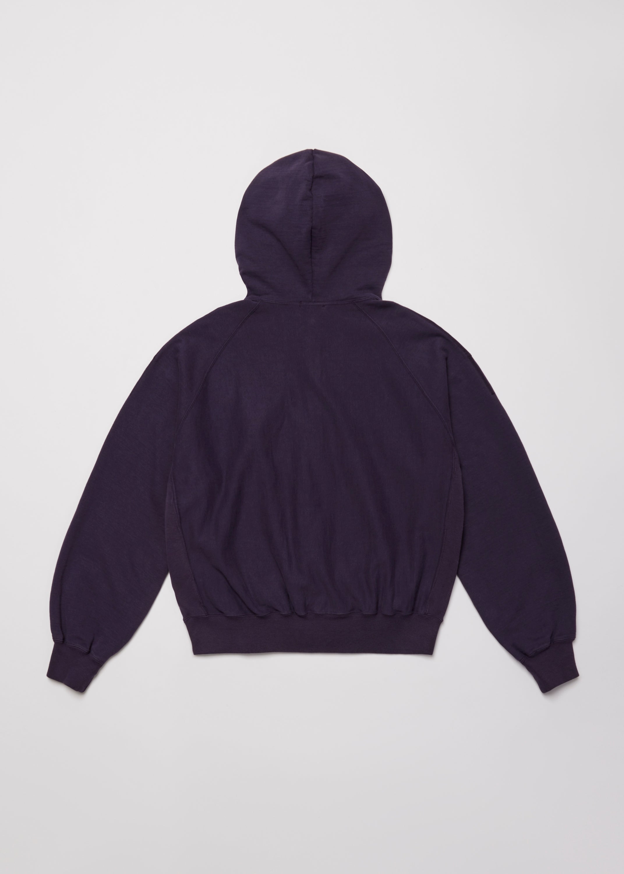 FADED SILKY TERRY RW ZIP UP PARKA