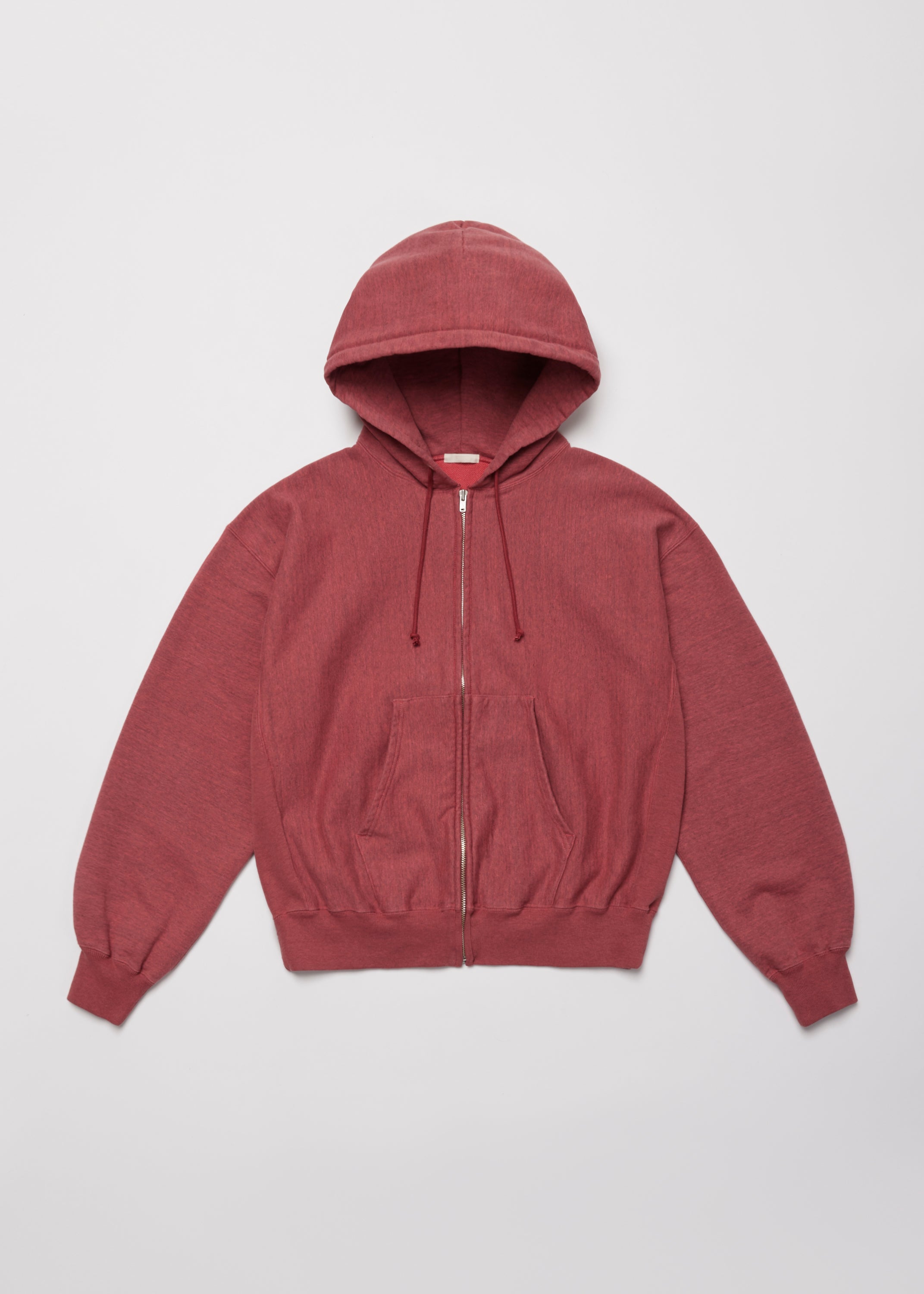 FADED SILKY TERRY RW ZIP UP PARKA