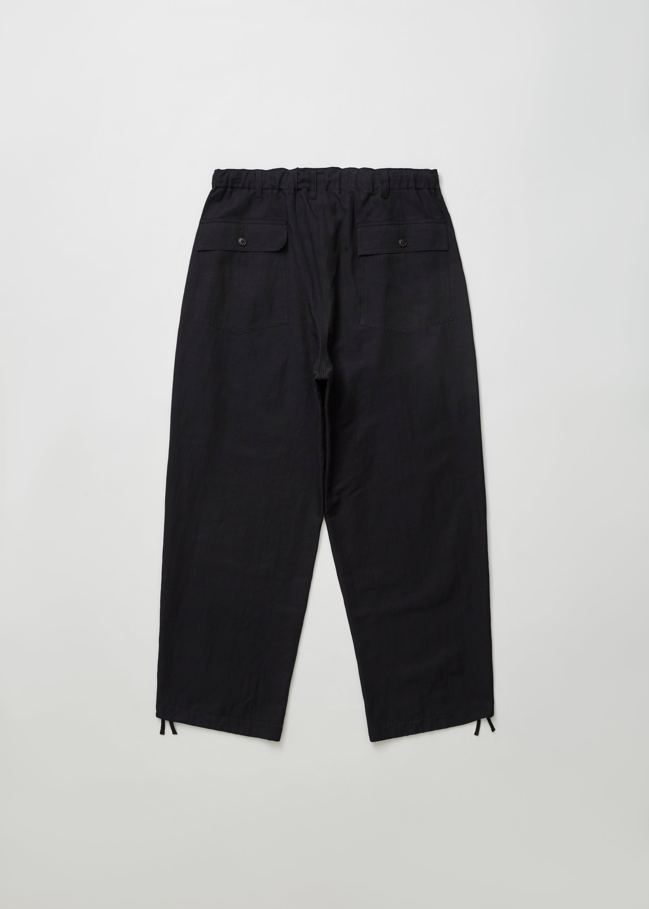 WASHED CHAMBRAY TWILL UTILITY PANTS