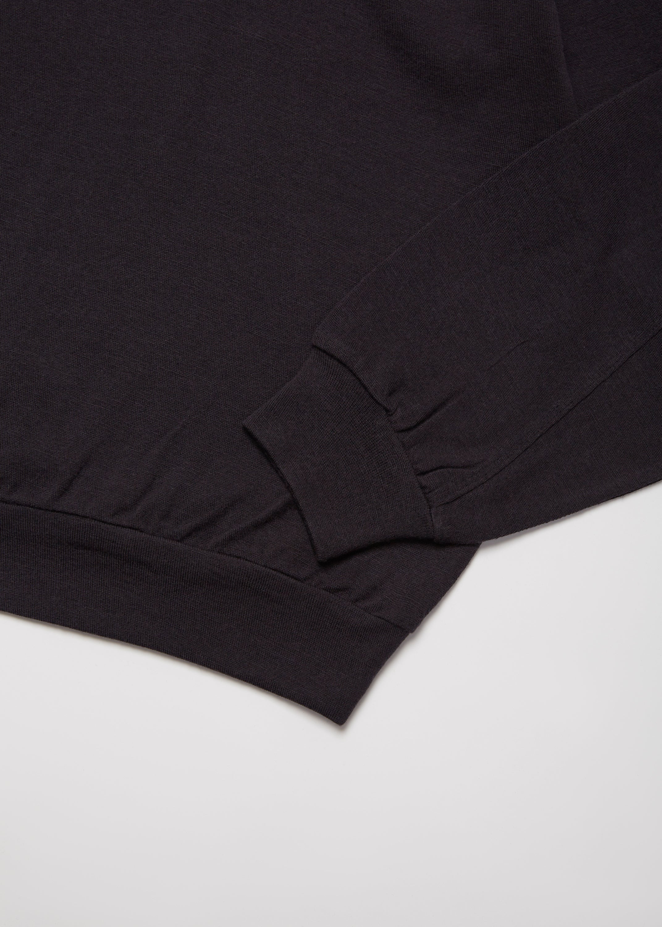 SUPER FINE WOOL COTTON TURTLE-NECK TOP