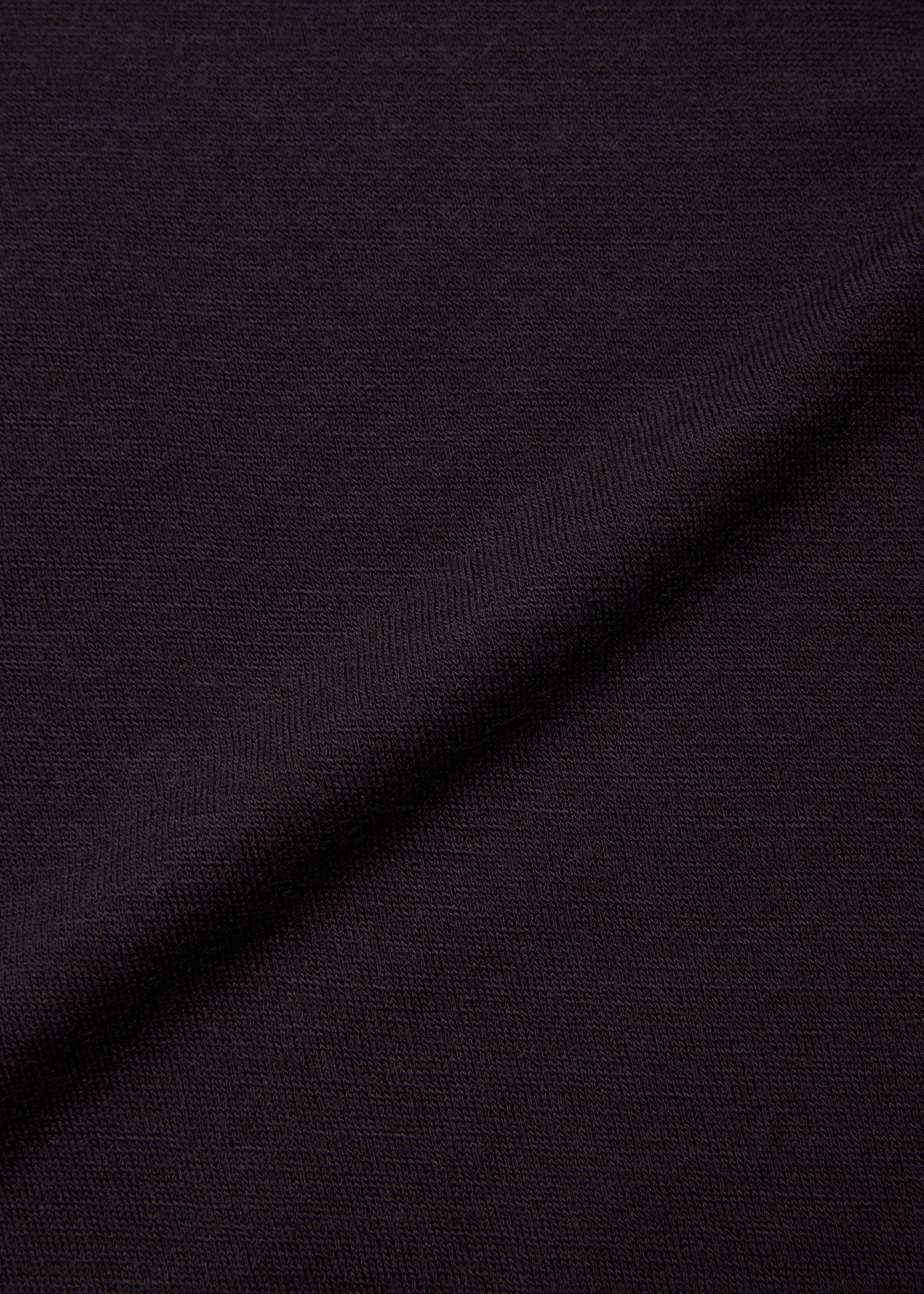 SUPER FINE WOOL COTTON TURTLE-NECK TOP