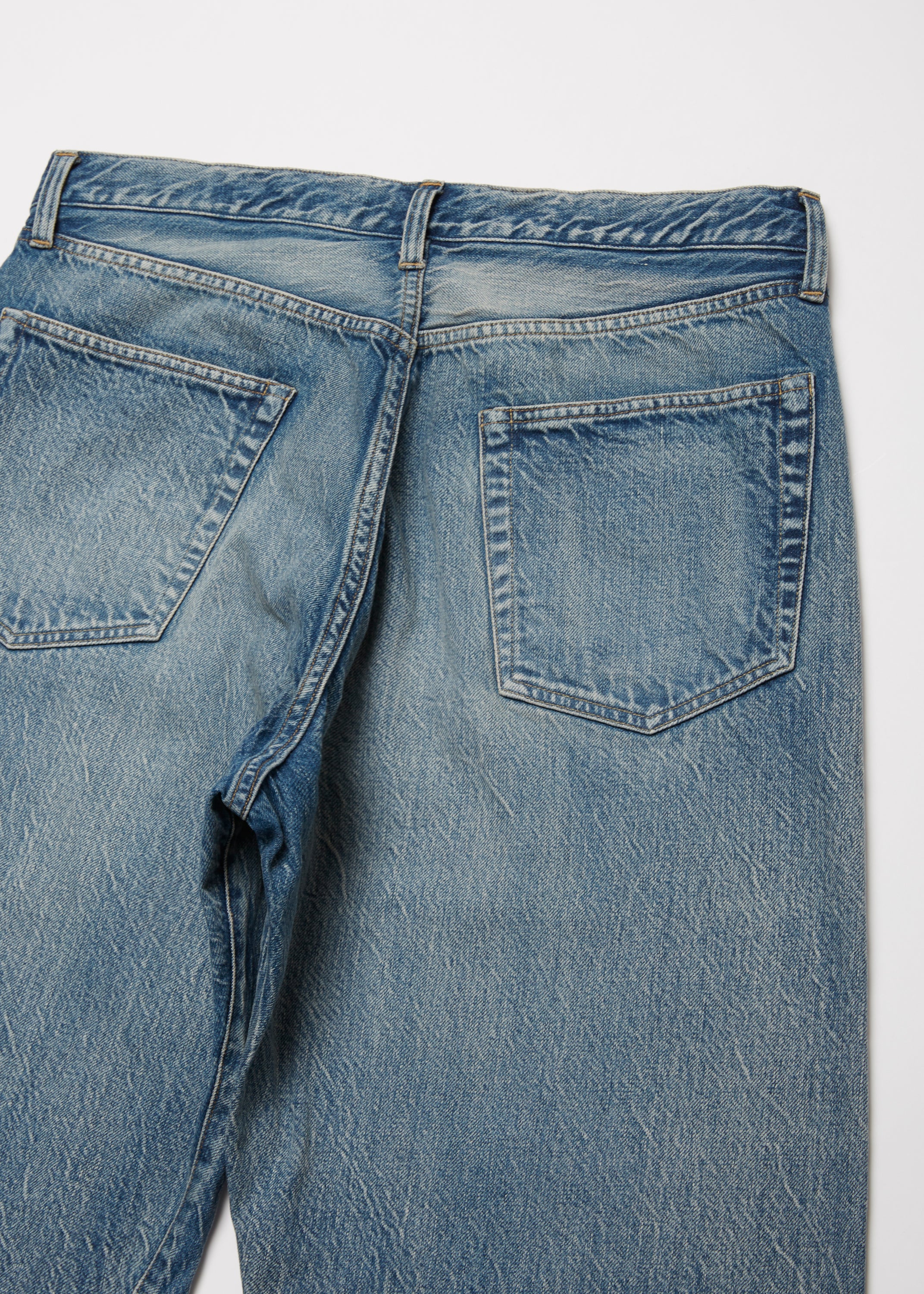 VINTAGE WASHED SELVEDGE DENIM 5P PANTS