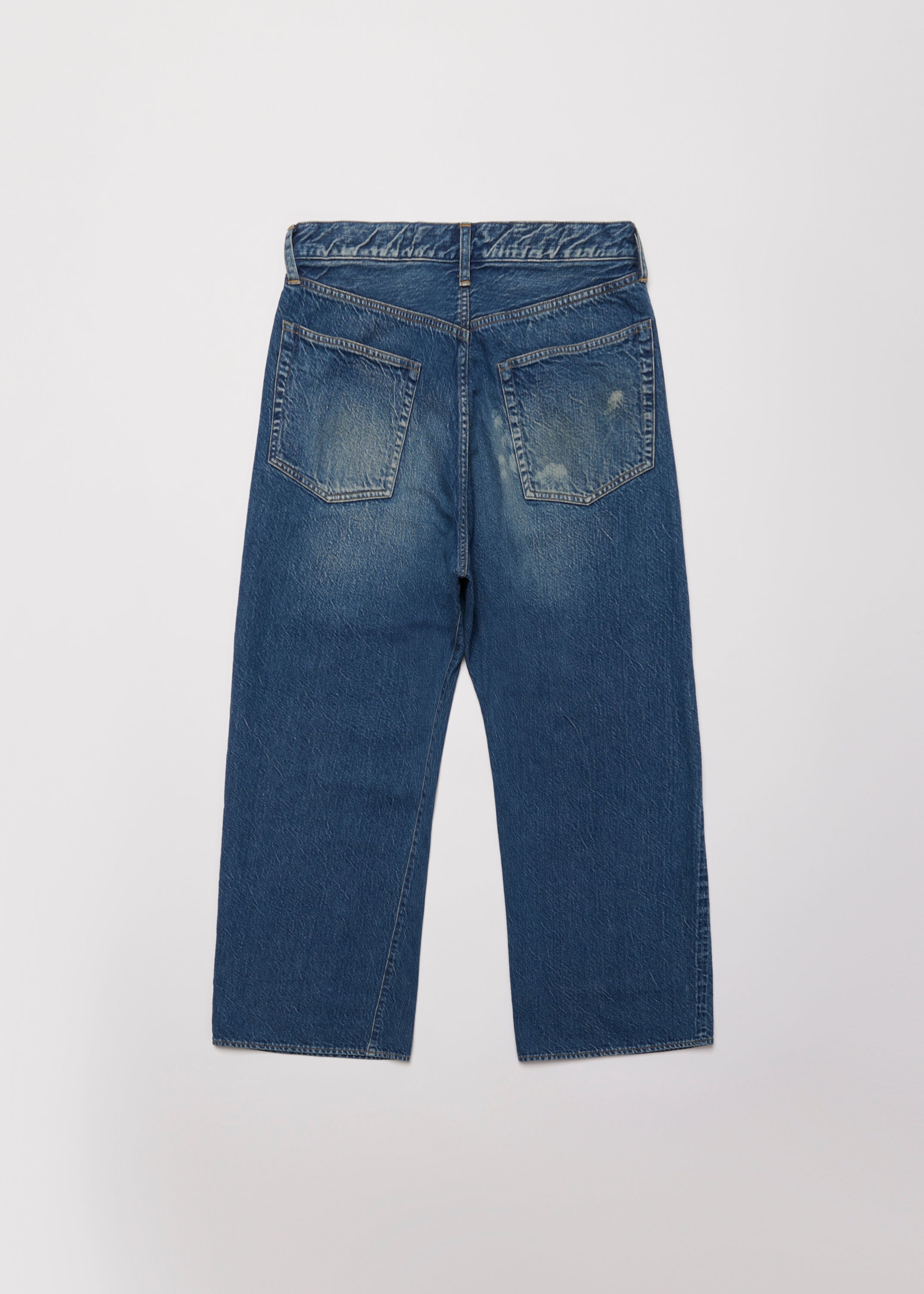 AGING WASHED SELVEDGE DENIM 5P PANTS