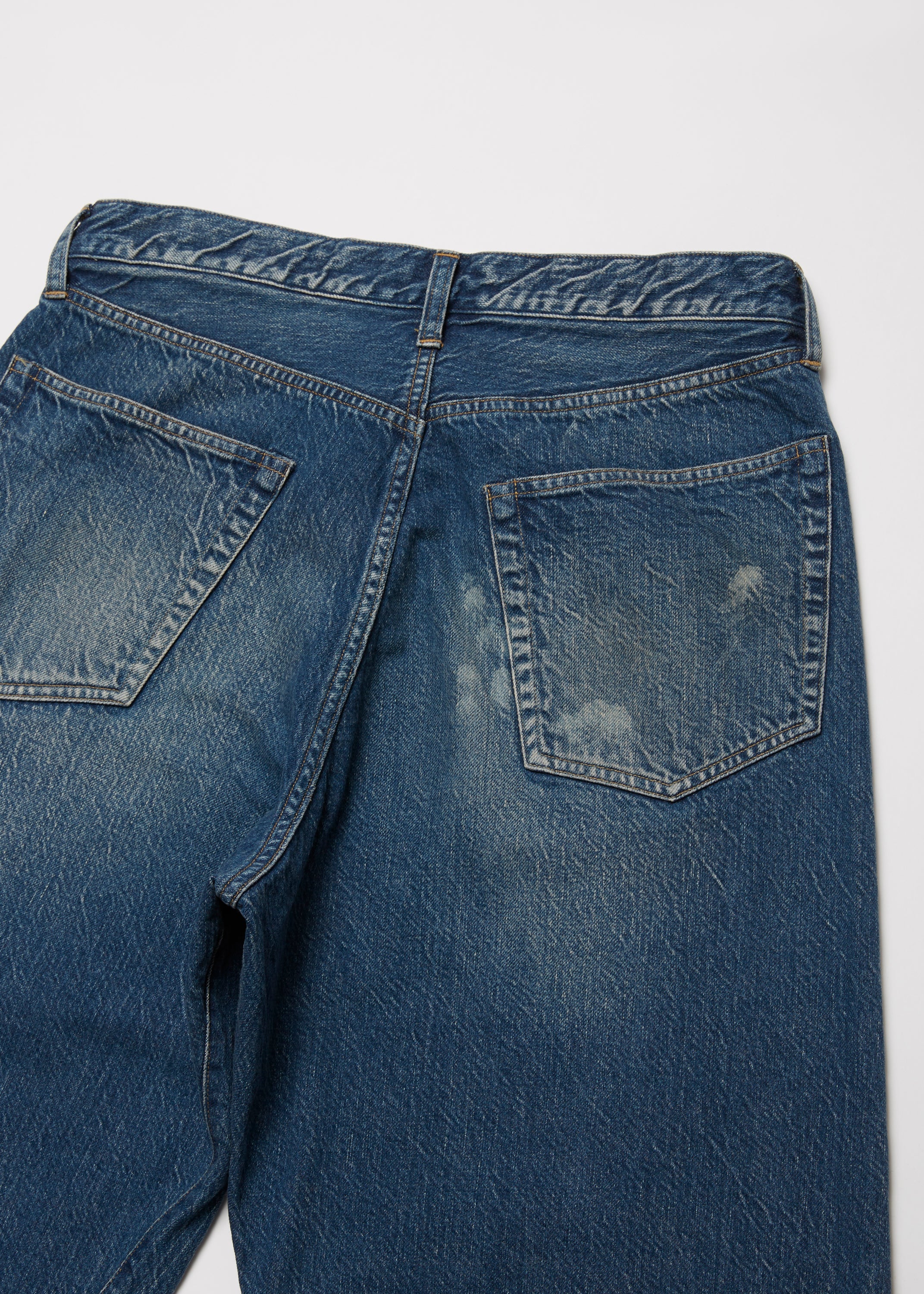 AGING WASHED SELVEDGE DENIM 5P PANTS